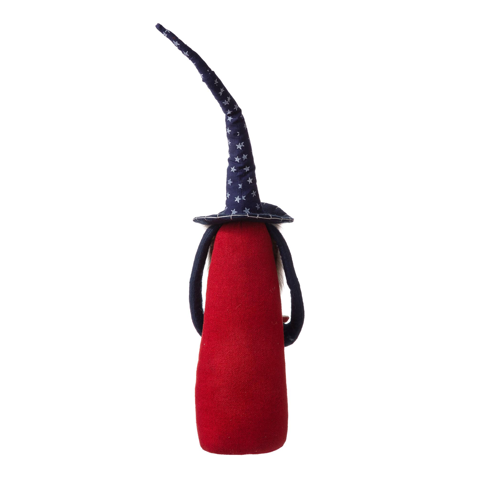 Glitzhome&#xAE; 28&#x22; Patriotic Fabric Gnome Decoration