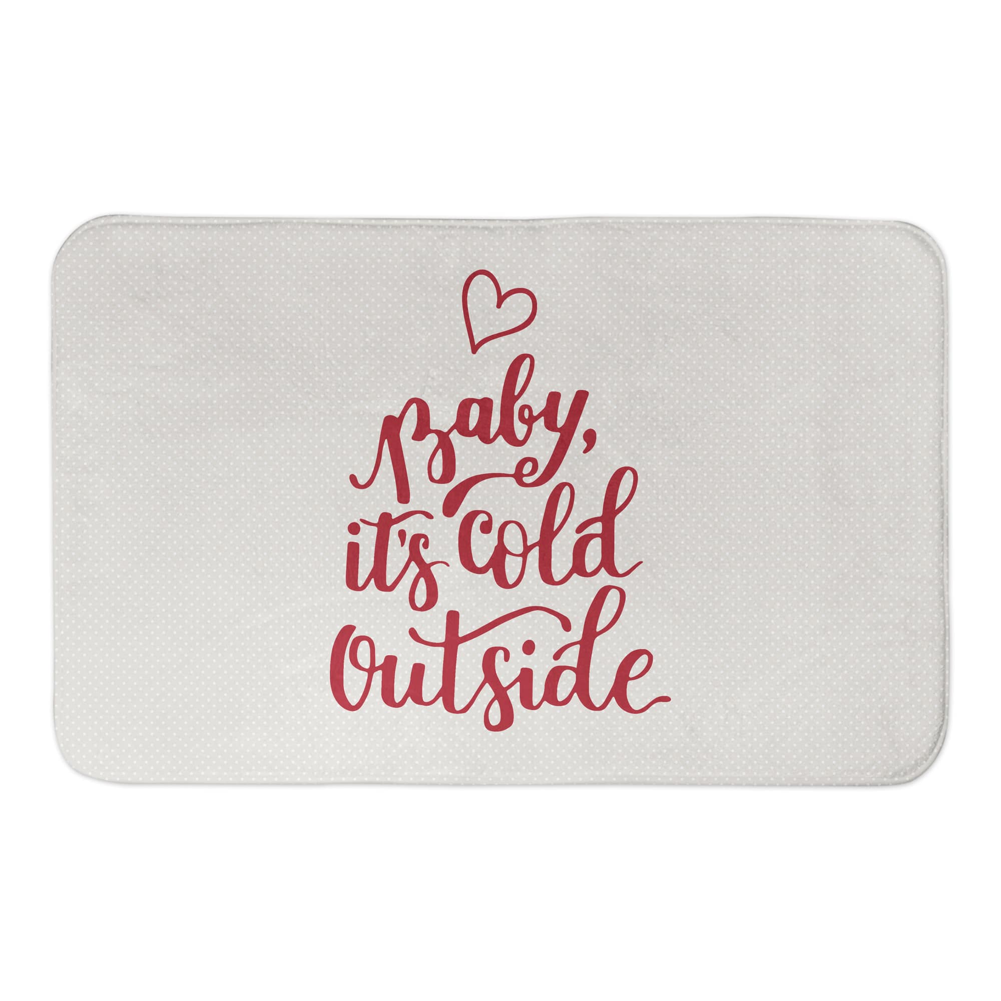 Designs Direct Baby Its Cold Outside Bath Mat, 34&#x22; x 21&#x22;