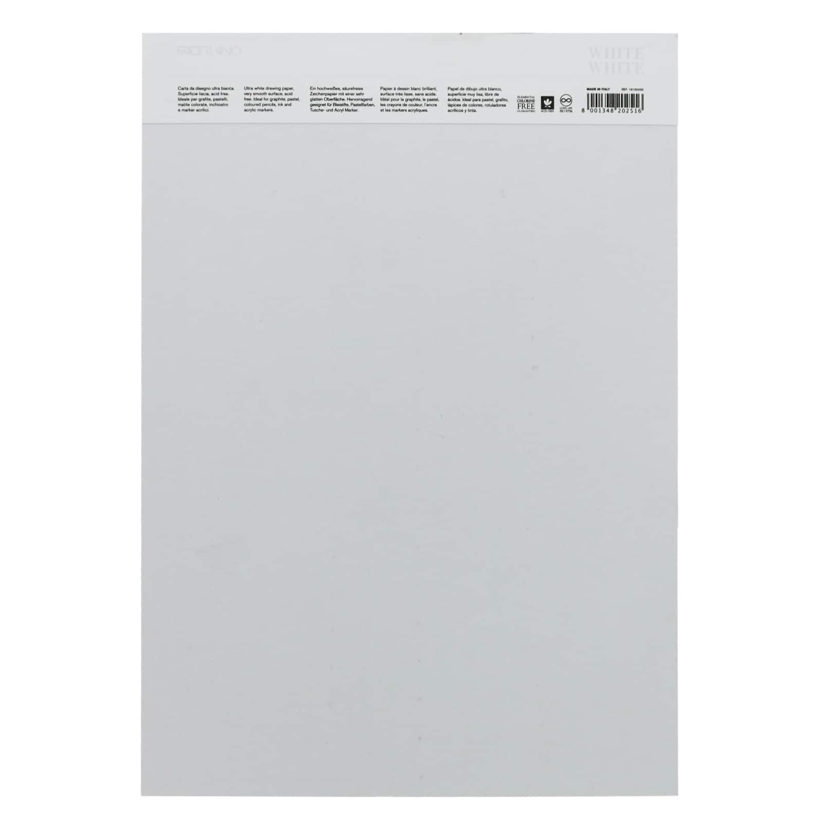 5 Pack: Fabriano&#xAE; White White Pad