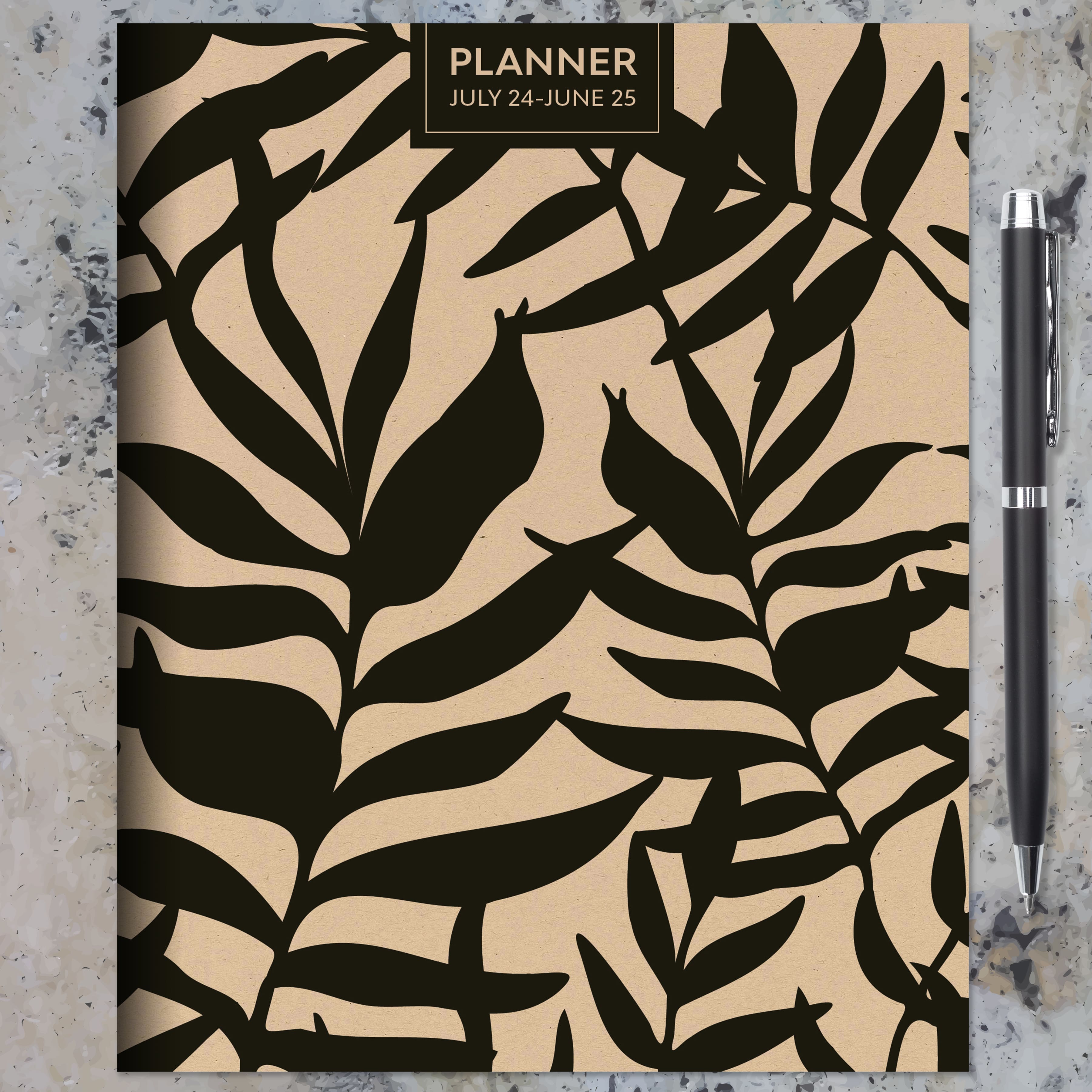 TF Publishing 2024-2025 Medium Natural Foliage Monthly Planner