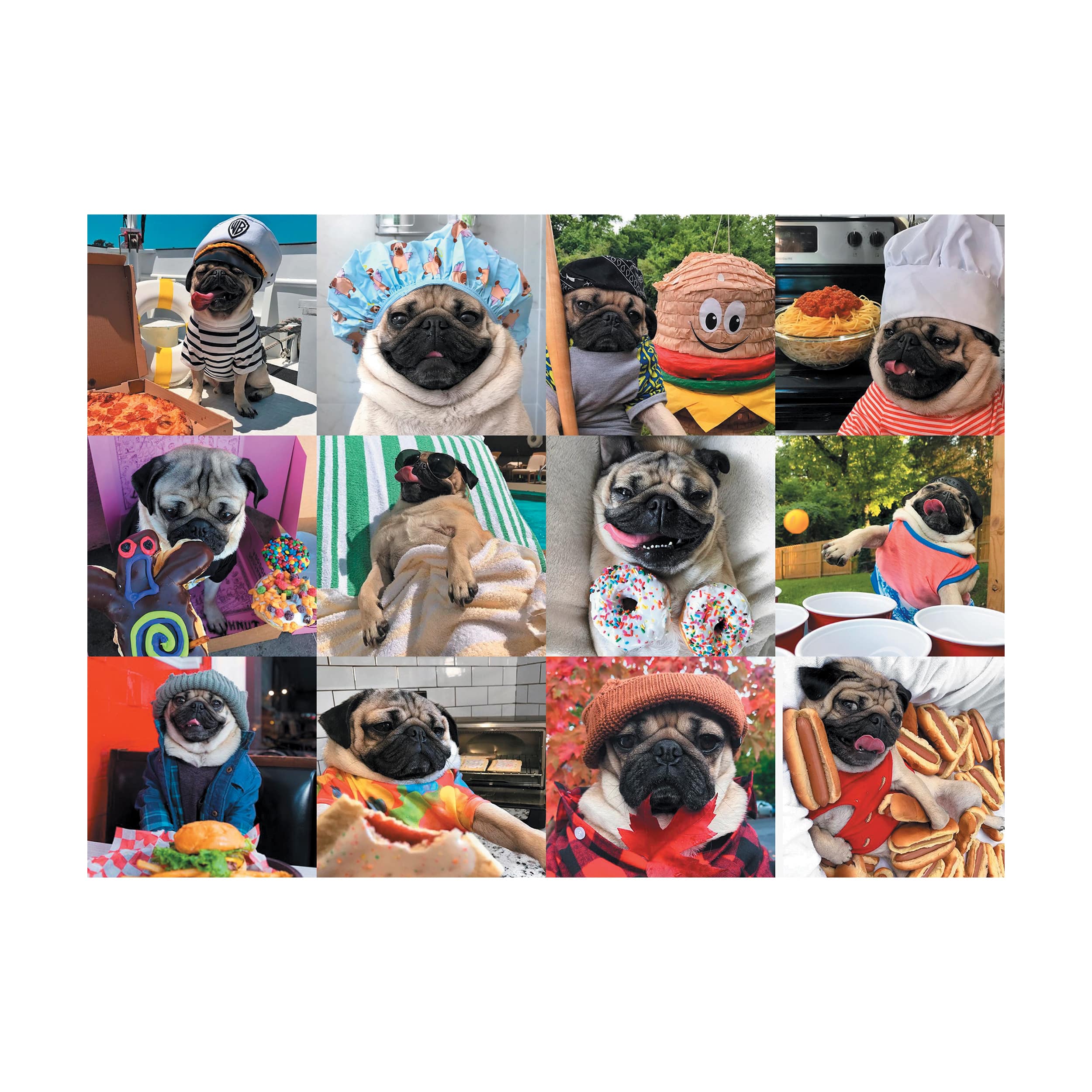 Doug the Pug: Pug Life 1,000 Piece Jigsaw Puzzle