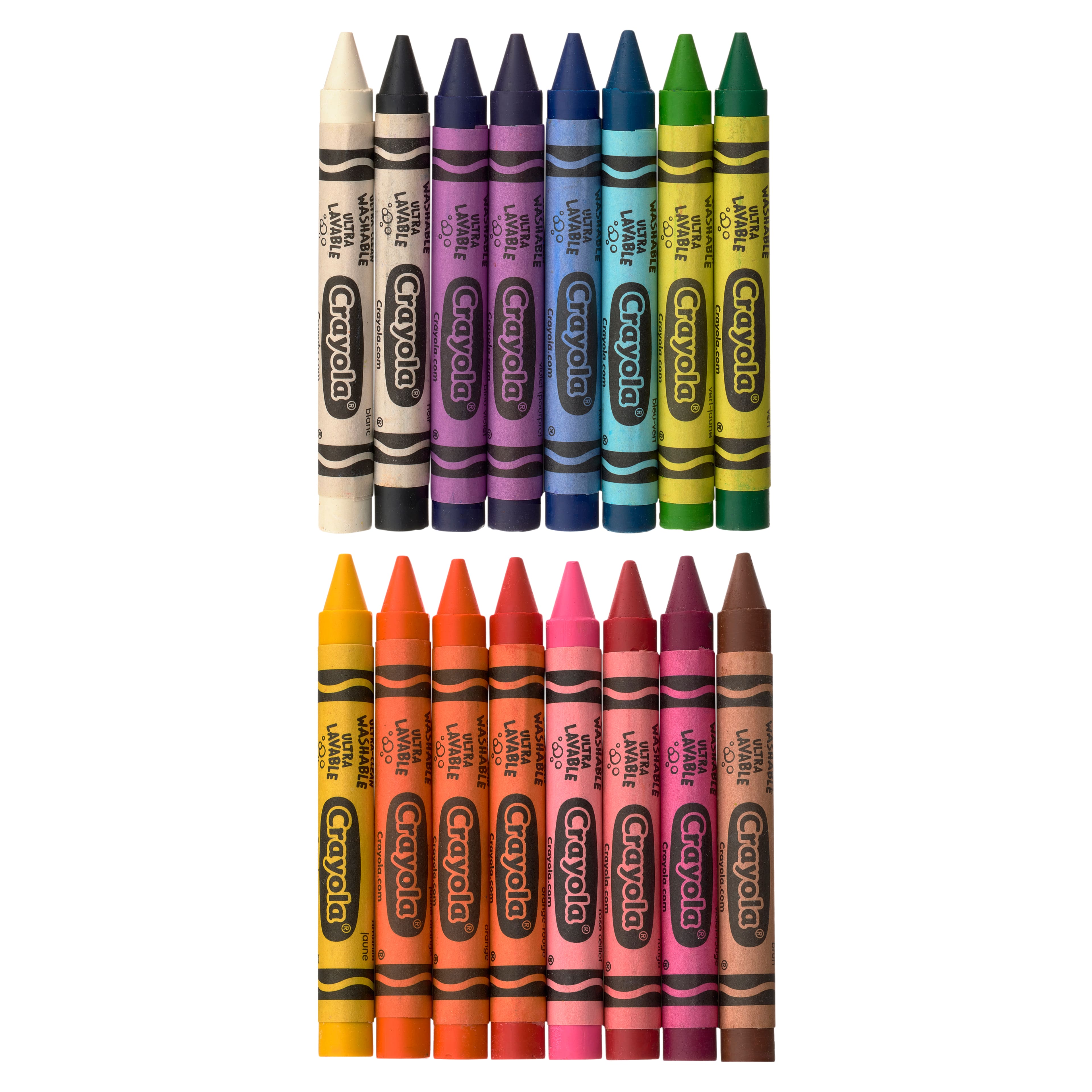 6 Packs: 16 ct. (96 total) Crayola&#xAE; Ultra-Clean&#x2122; Large Washable Crayons