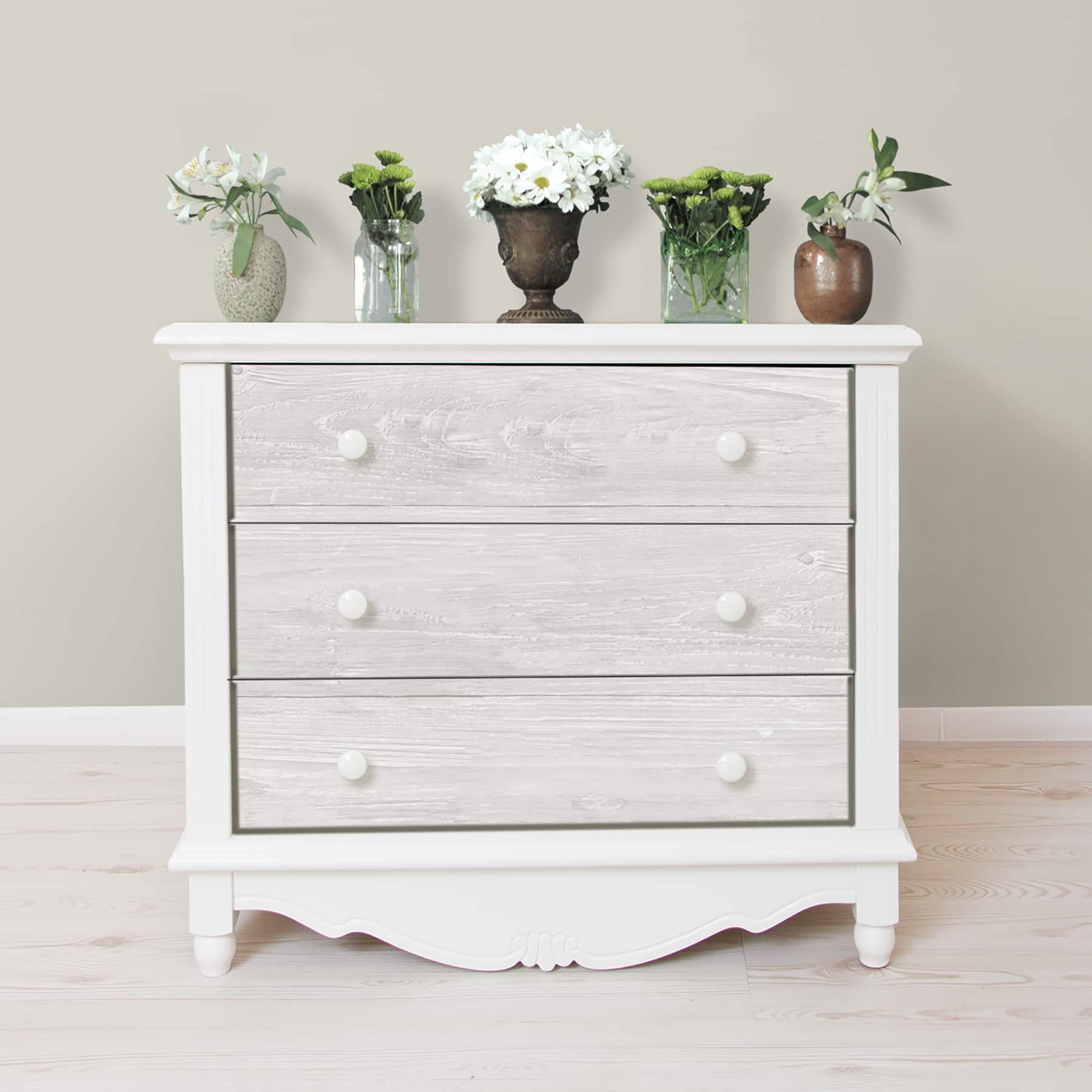 NuWallpaper Gray Wood Plank Peel & Stick Wallpaper