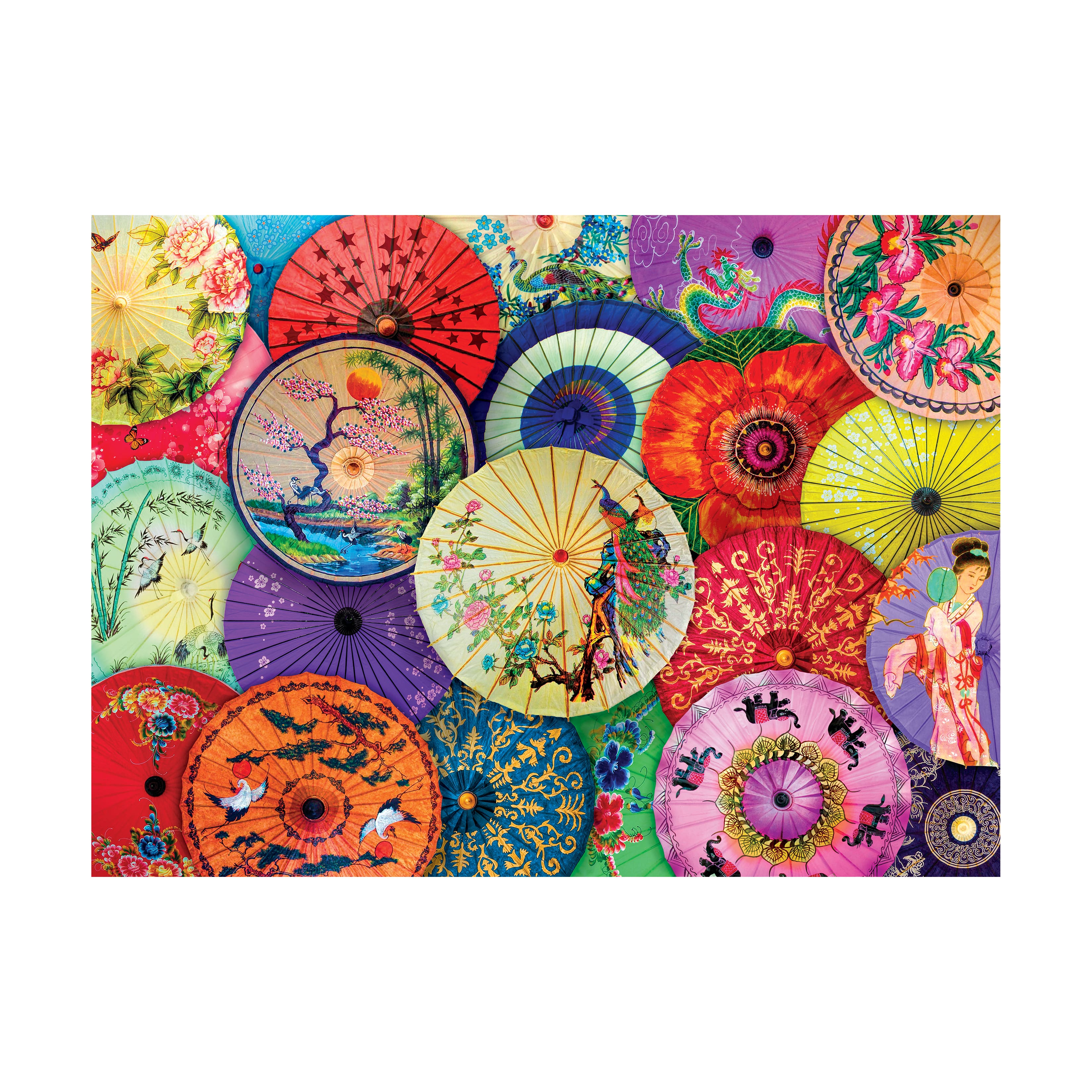 Colors of the World - Asian Oil-Paper Umbrellas: 1000 Pcs