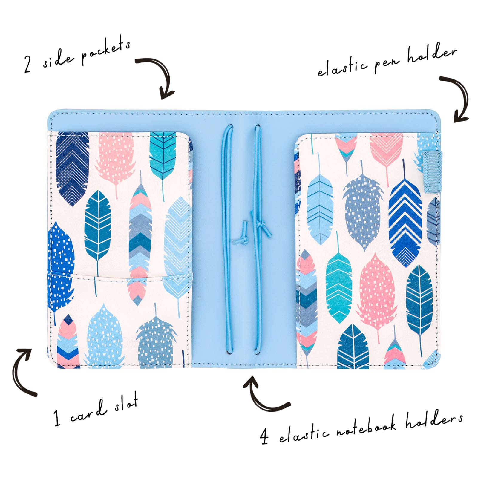 Pukka Pads Sky Blue A6 Notebook &#x26; Passport Holder