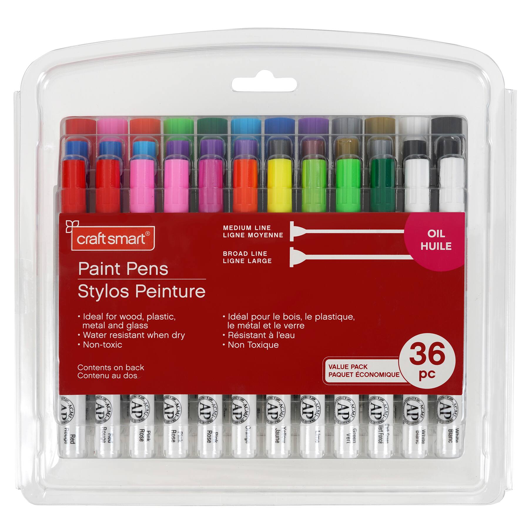6 Packs: 36 ct. (216 total) Value Pack Paint Pen Set by Craft Smart®