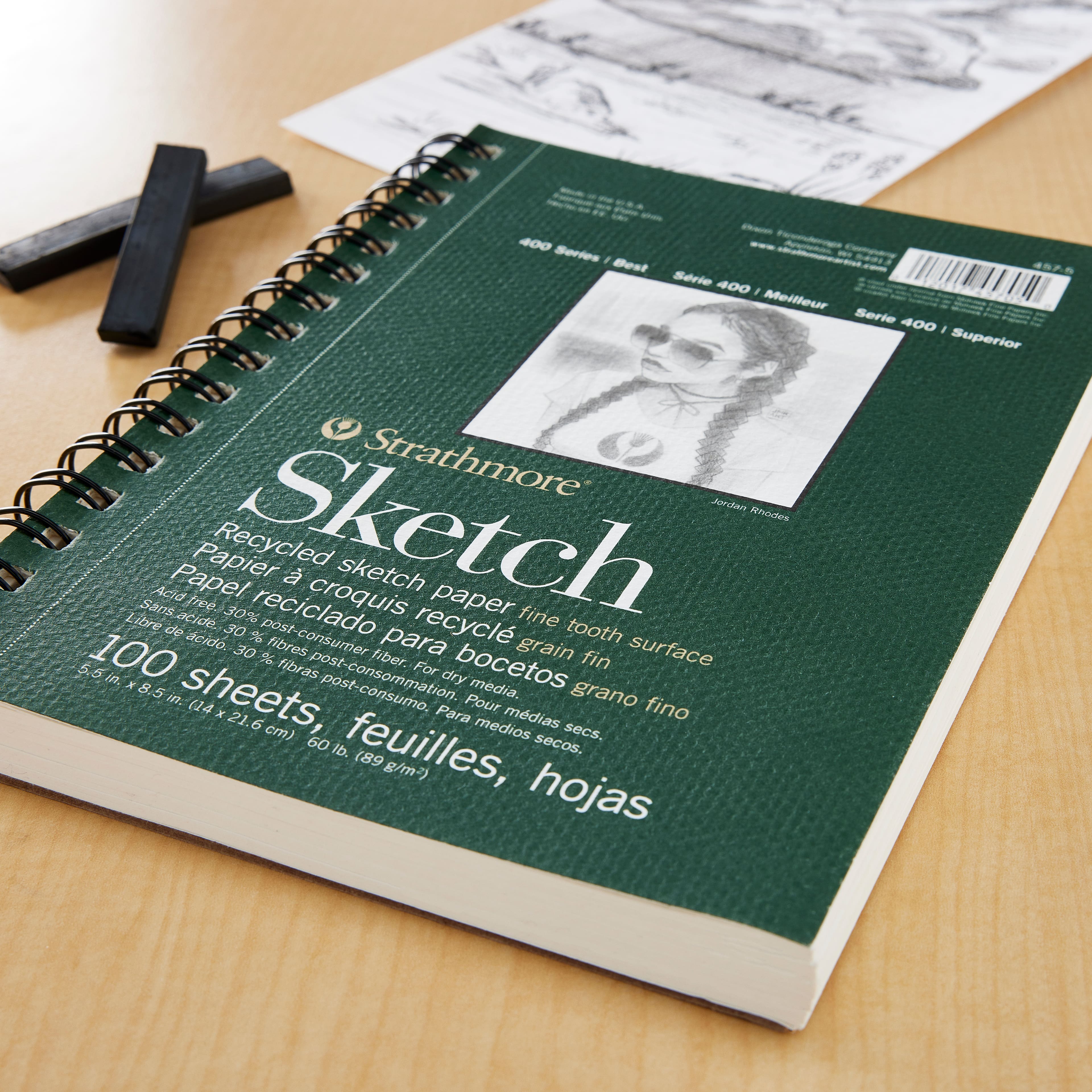 Strathmore® 400 Series Recycled Sketch Paper Pad