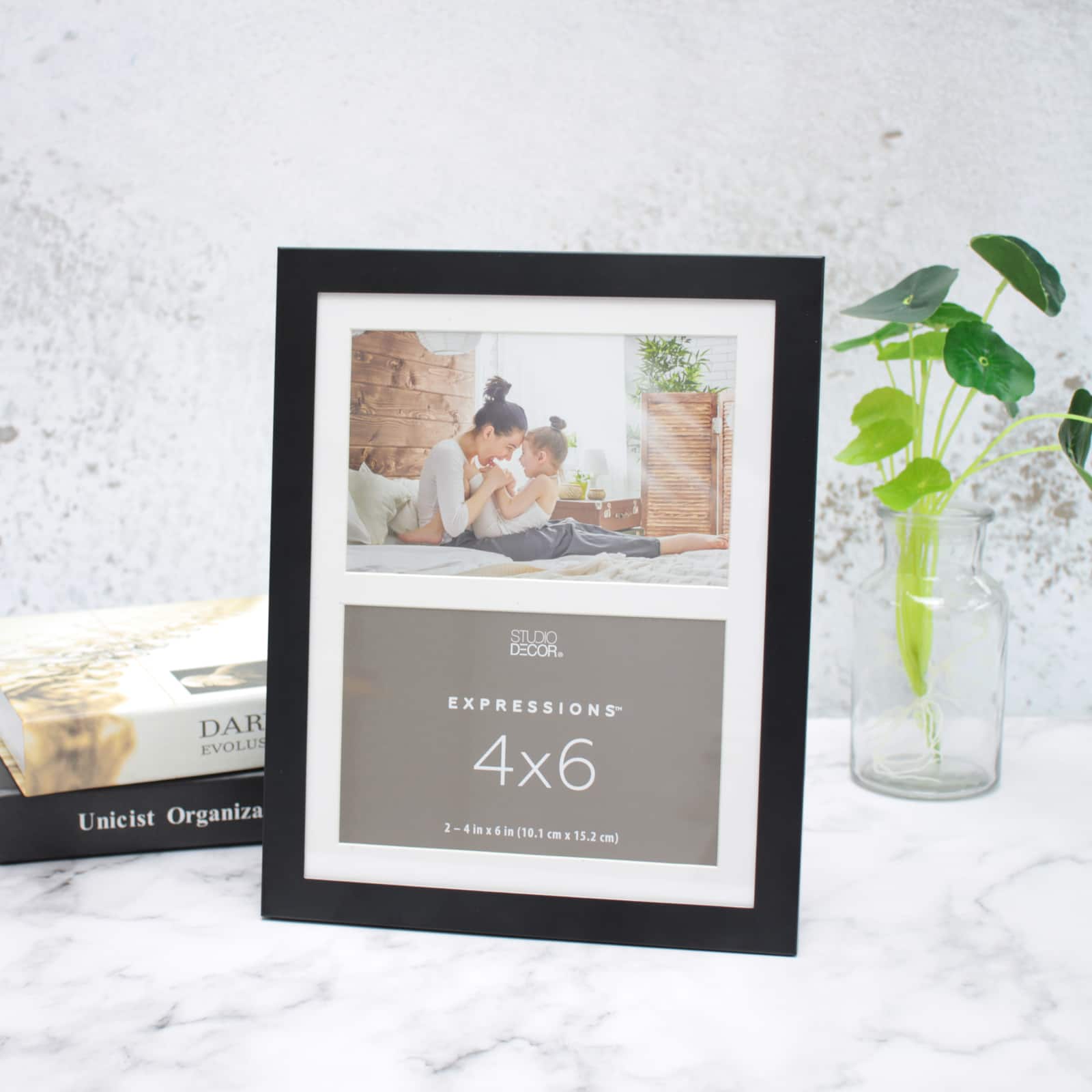 12 Pack: 2 Opening Black 4" x 6" Collage Frame, Expressions™ by Studio Décor®