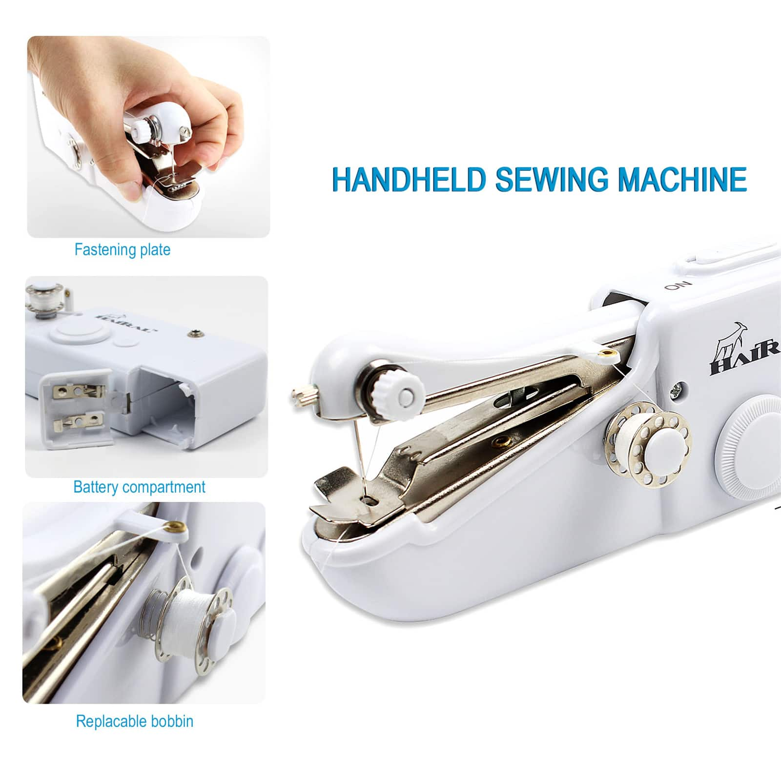 Haitral&#x2122; Craft Miniature Solo Cordless Lite Sewing Machine