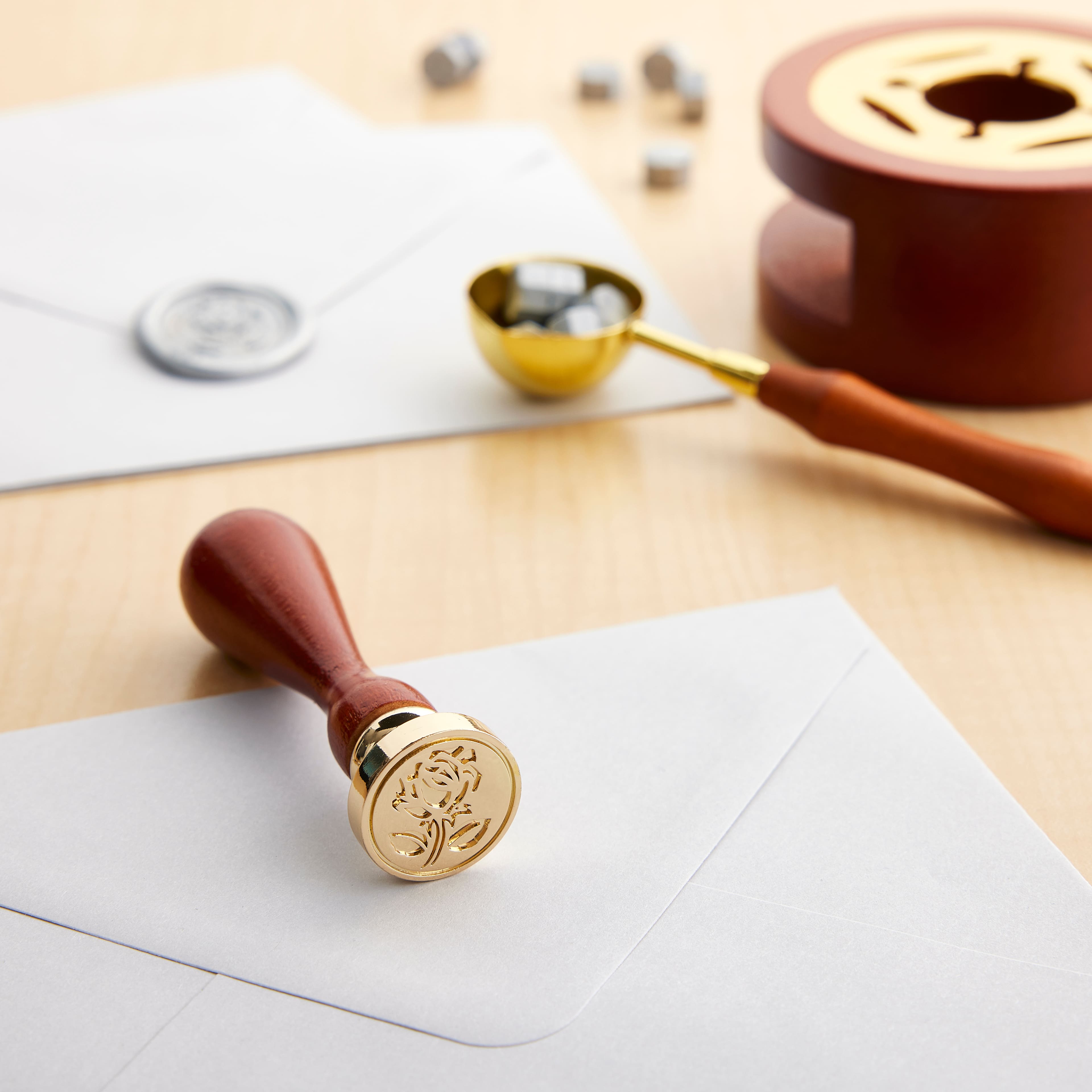 Rose Sealing Wax Stamp by Recollections&#x2122;