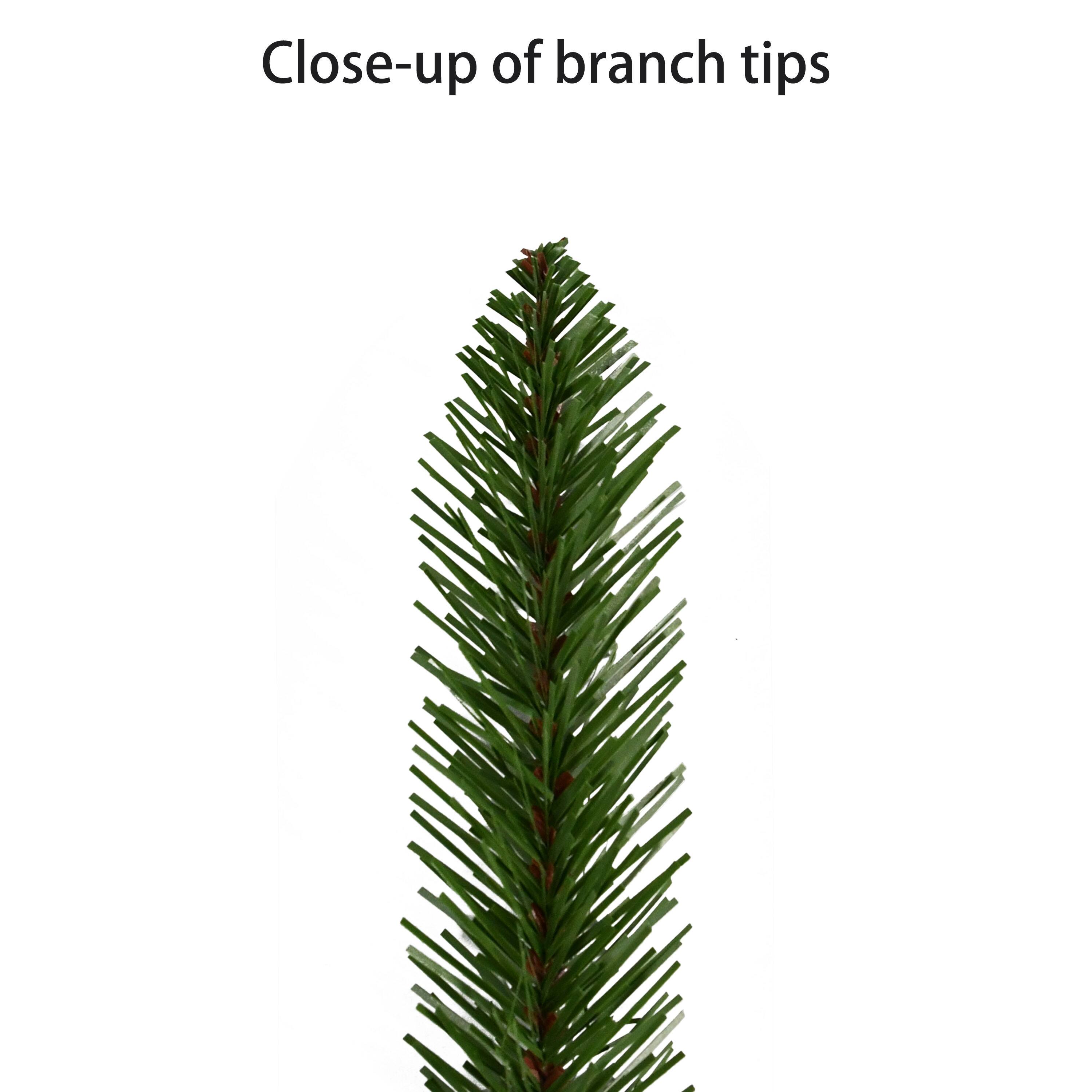 3ft. 4ft. and 5ft. Pre-Lit Artificial Christmas Tree Set, Warm White LED Lights