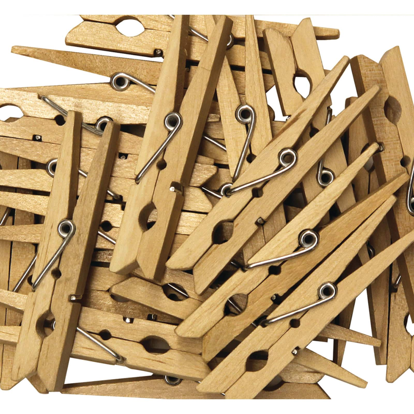 Clothes Pins, Bamboo Wooden Clothespins Wood Clips, Small Close