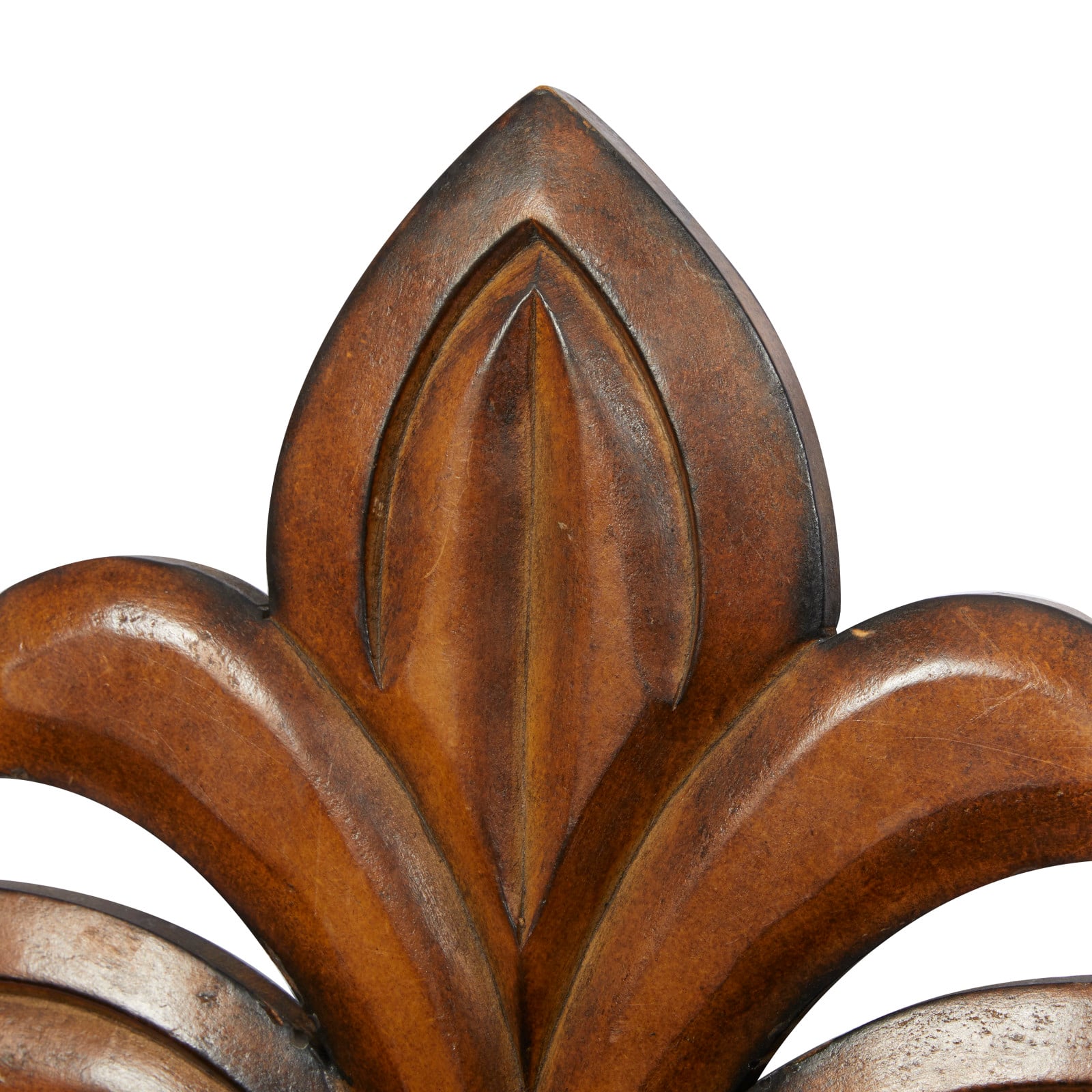 24&#x22; Brown Traditional Ornamental Wood Wall Decor