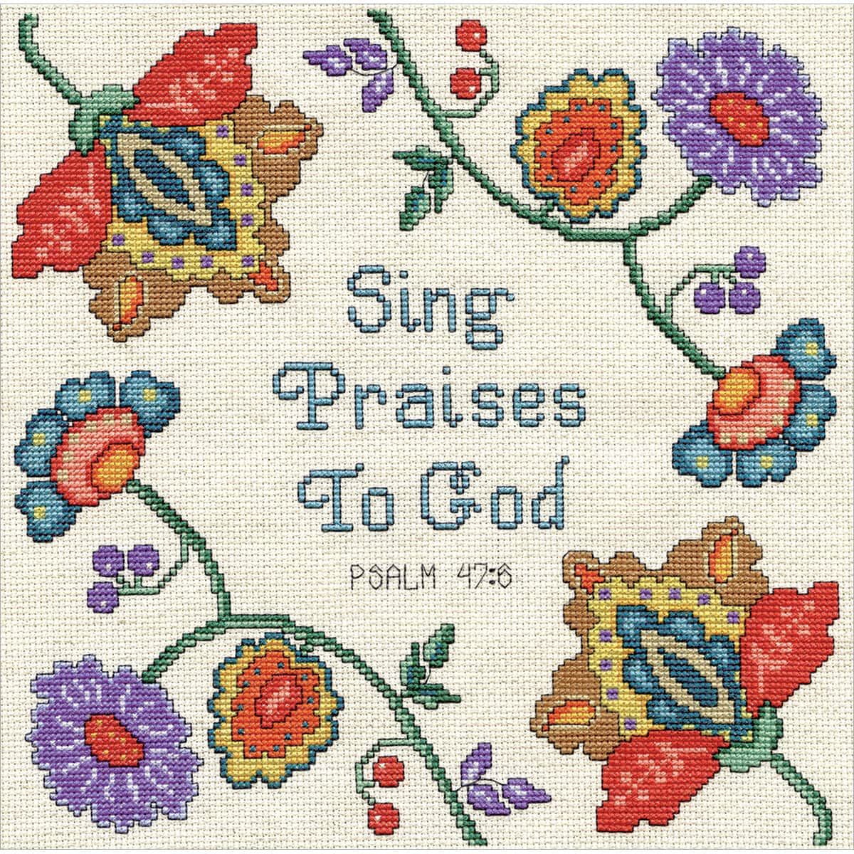 Design Works™ Sing Praises Counted Cross Stitch Kit | Michaels®