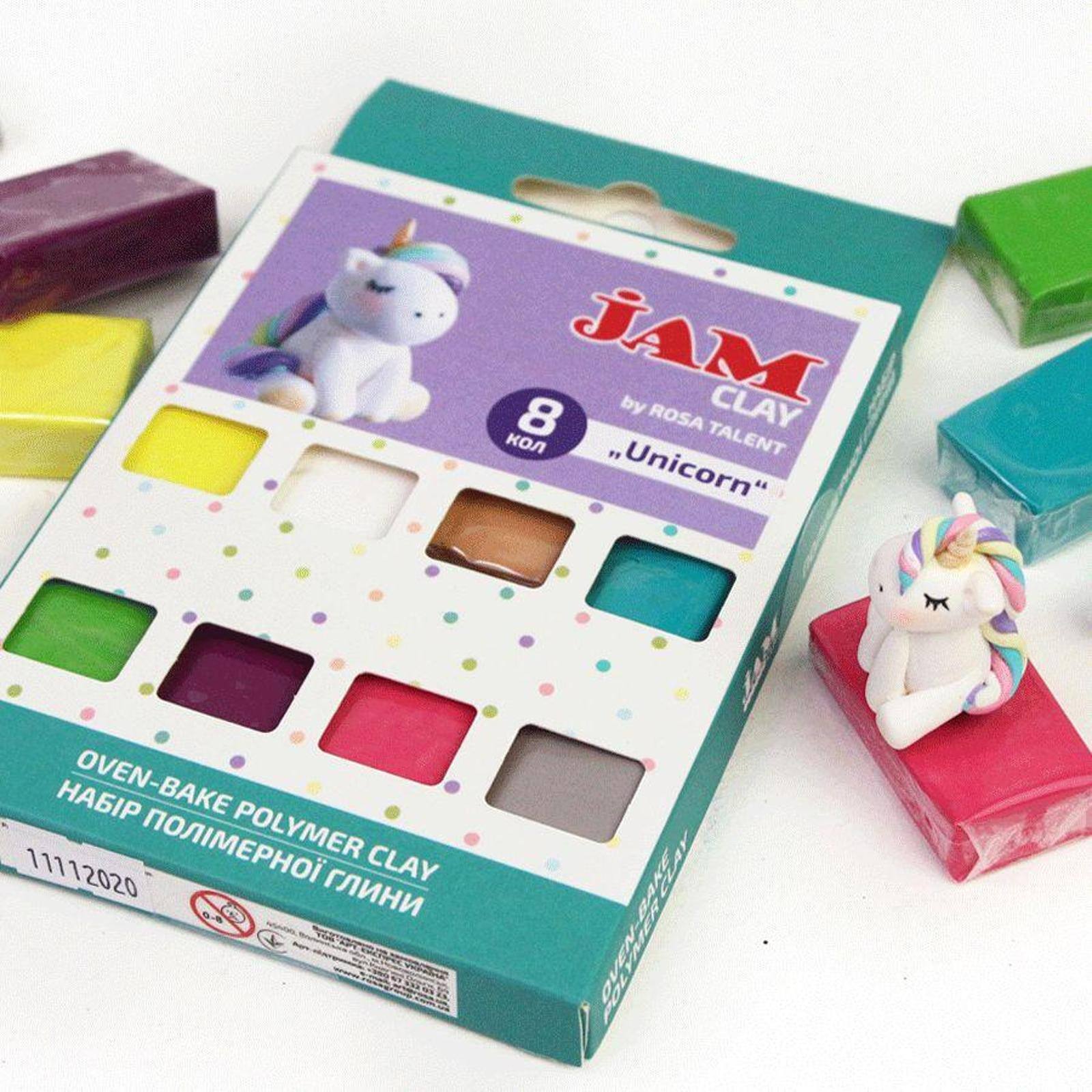Rosa Talent Jam Clay Unicorn Oven-Bake Polymer Clay Set