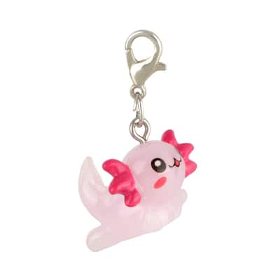 Pink Axolotl Charm by Bead Landing™ image