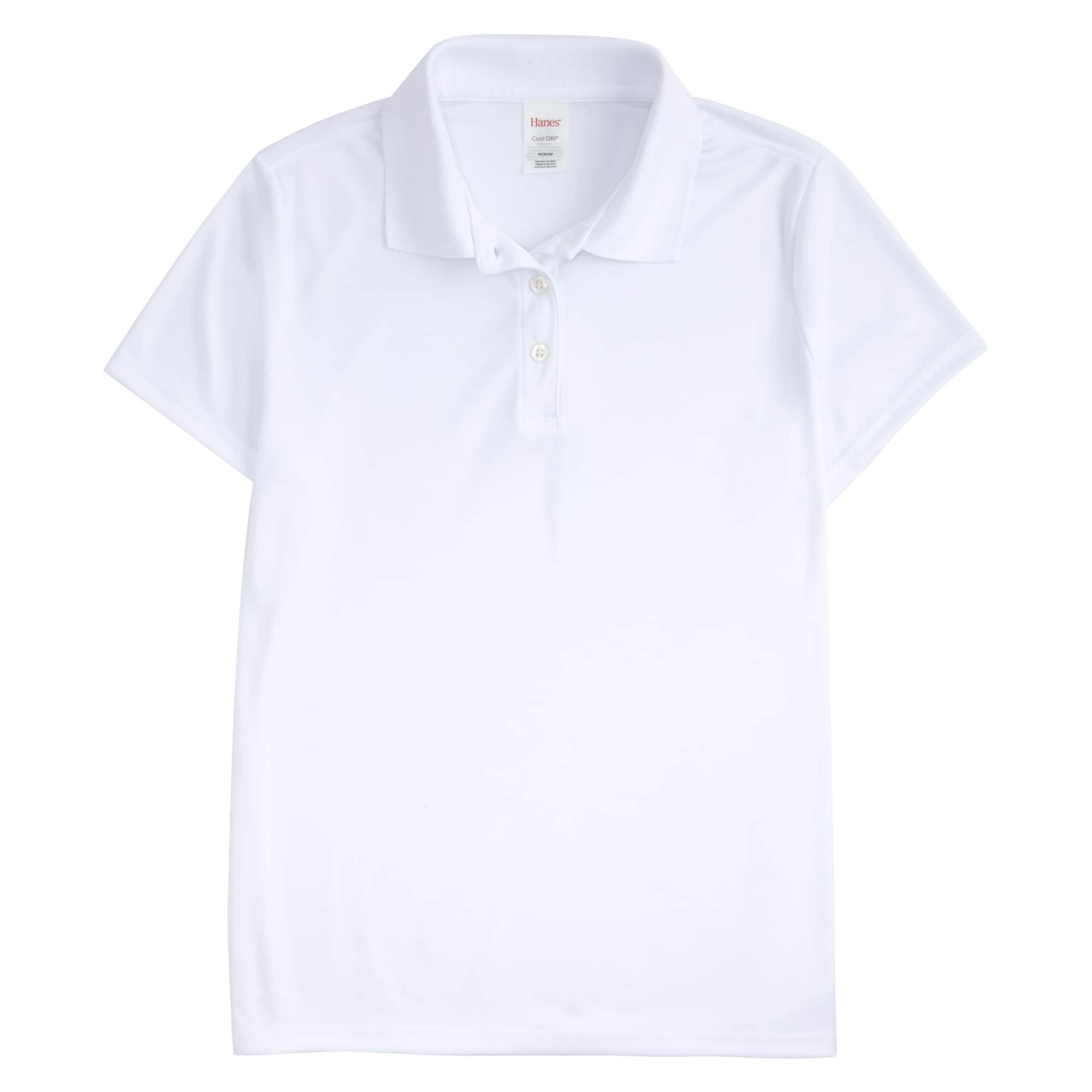 Hanes women's cheap polo shirts