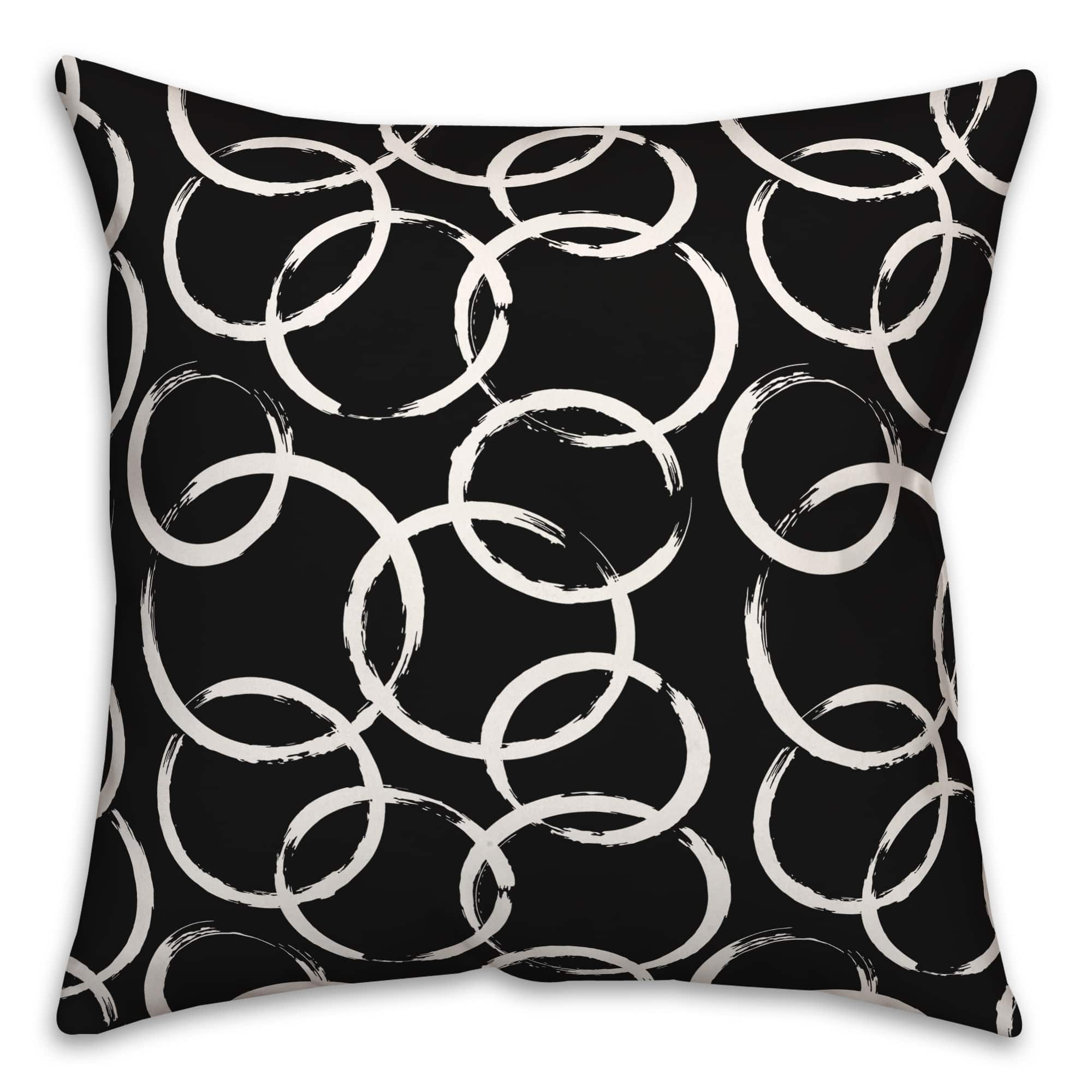 18" x 18" Circles Versatile Throw Pillow