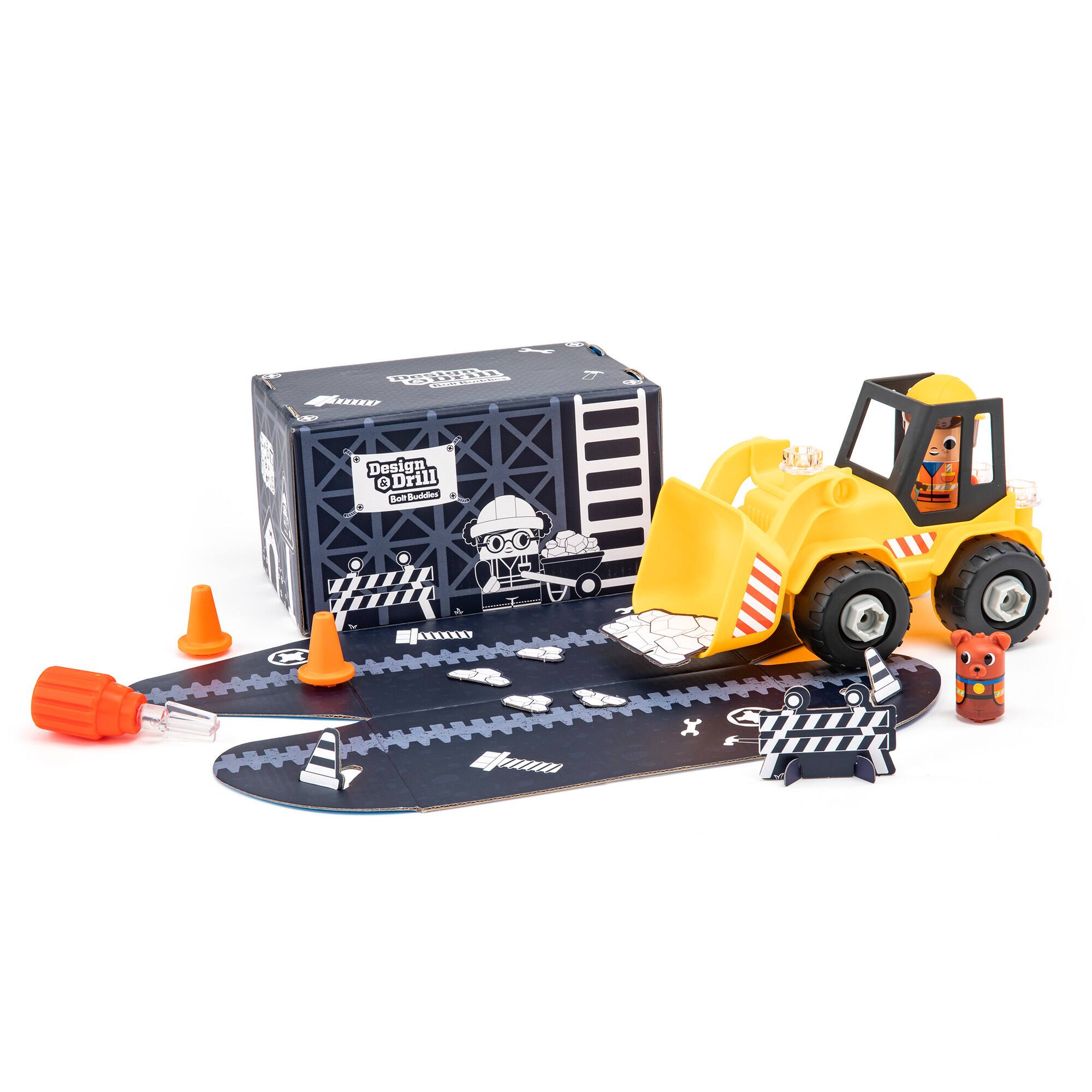 Educational Insights Design &#x26; Drill&#xAE; Bolt Buddies&#xAE; Bulldozer