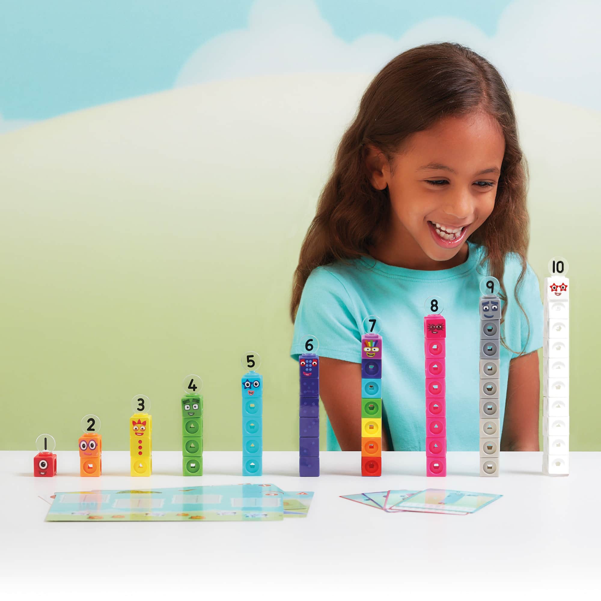 hand2mind® Numberblocks MathLink® Cubes 1-10 Activity Set