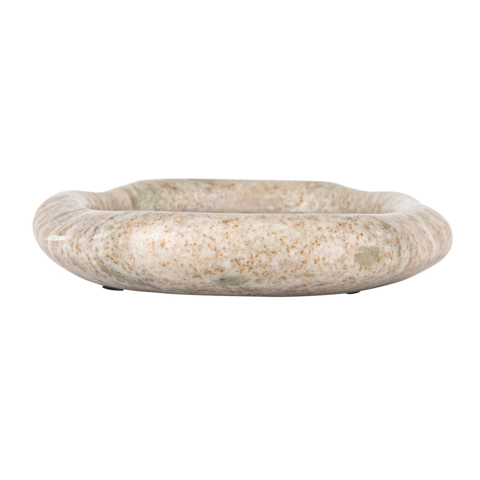 Hello Honey&#xAE; 8&#x22; Beige Oval Marble Serving Tray