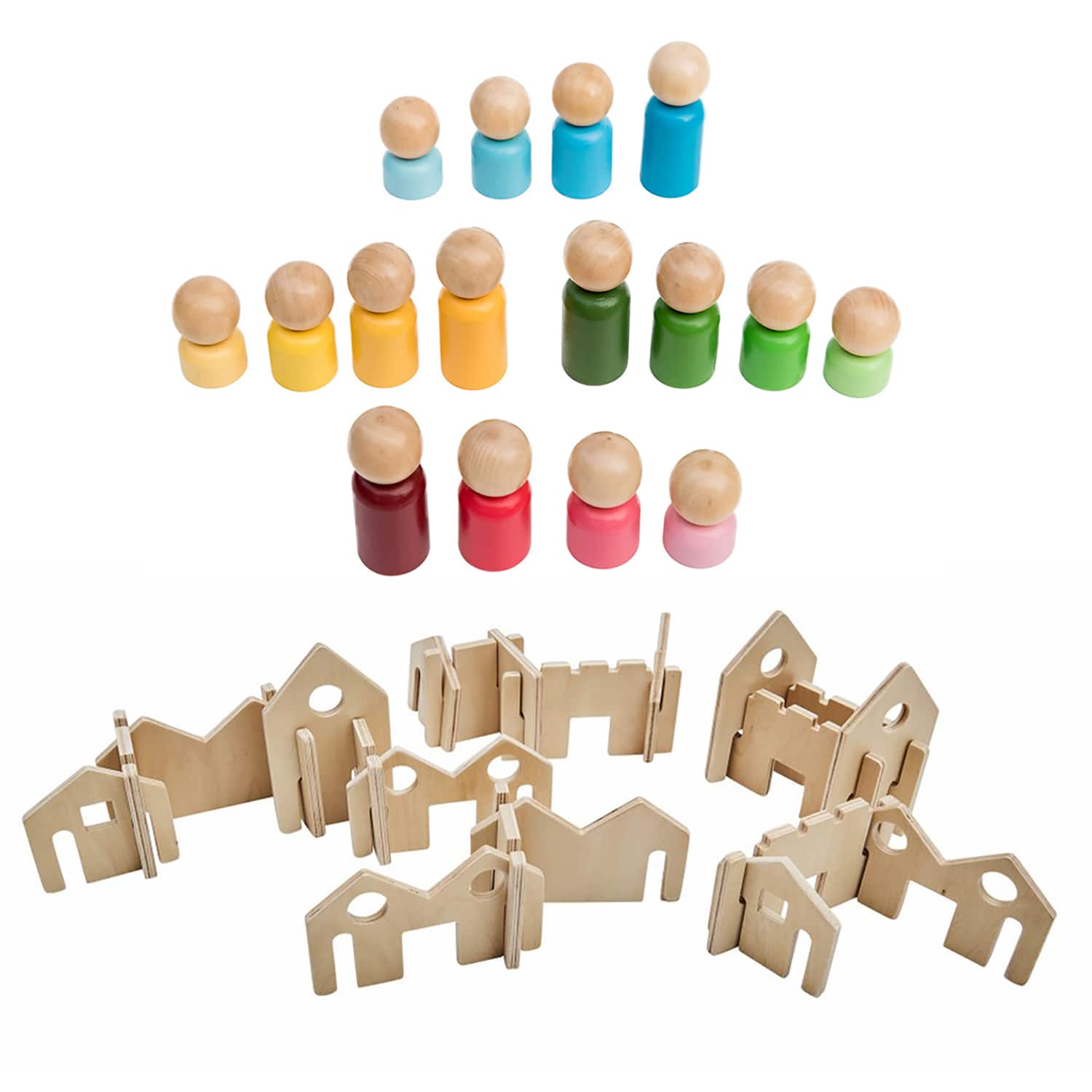 The Freckled Frog Rainbow Families Diversity Play Kit