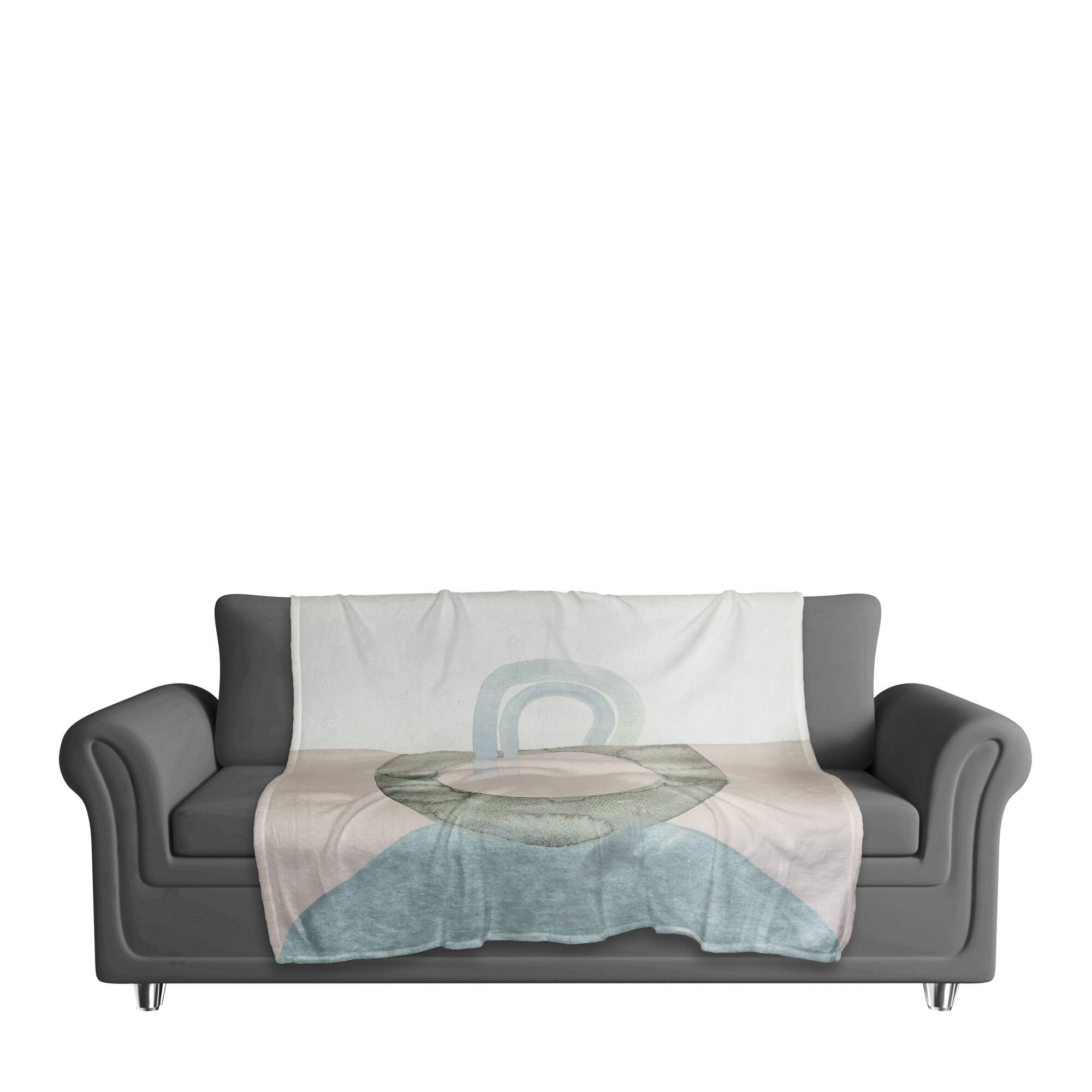 Chic Urban Abstract IV 50" x 60" Coral Fleece Blanket