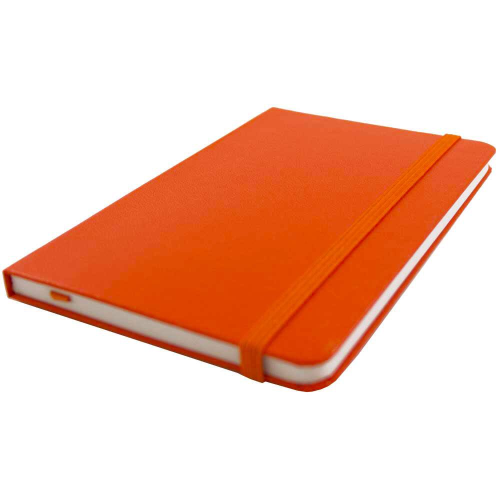 JAM Paper Large Hardcover Notebook with Elastic Band