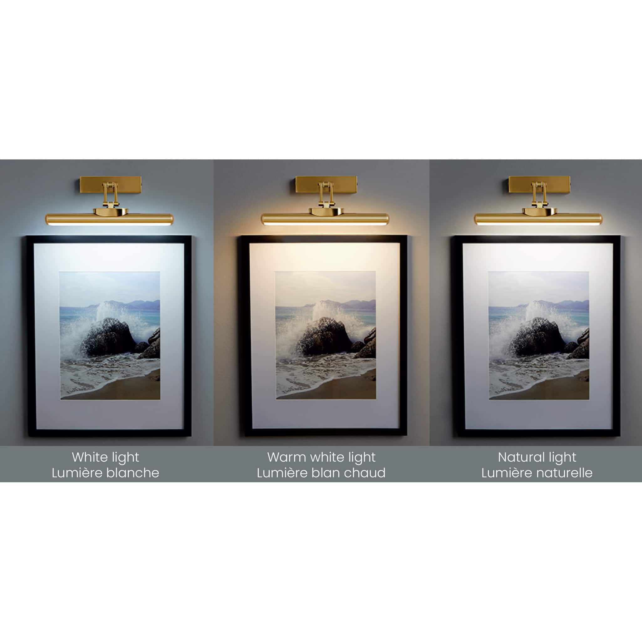 Rechargeable LED Wall-Mounted Gallery Light by Studio Décor®