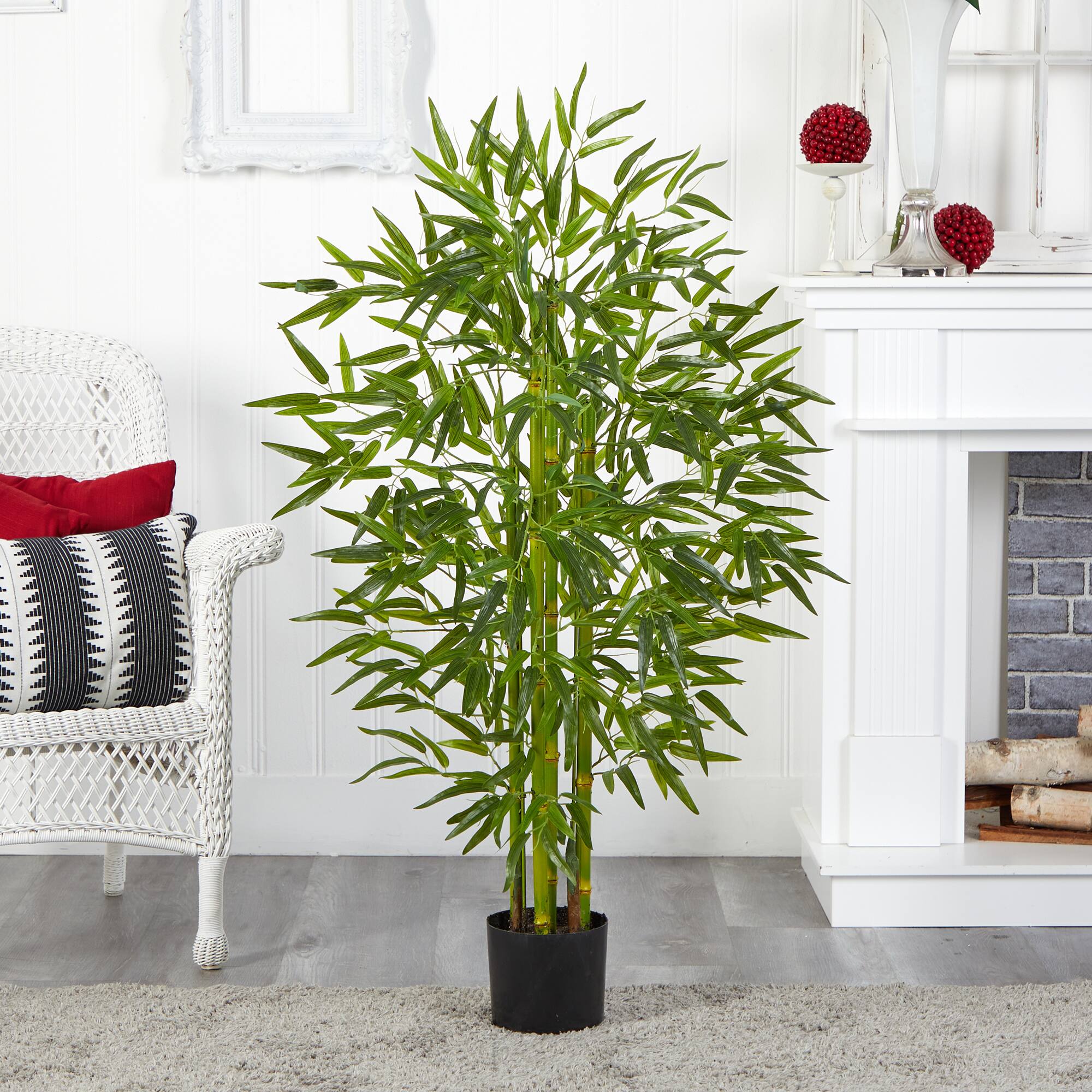 4ft. Potted UV Resistant Bamboo Tree