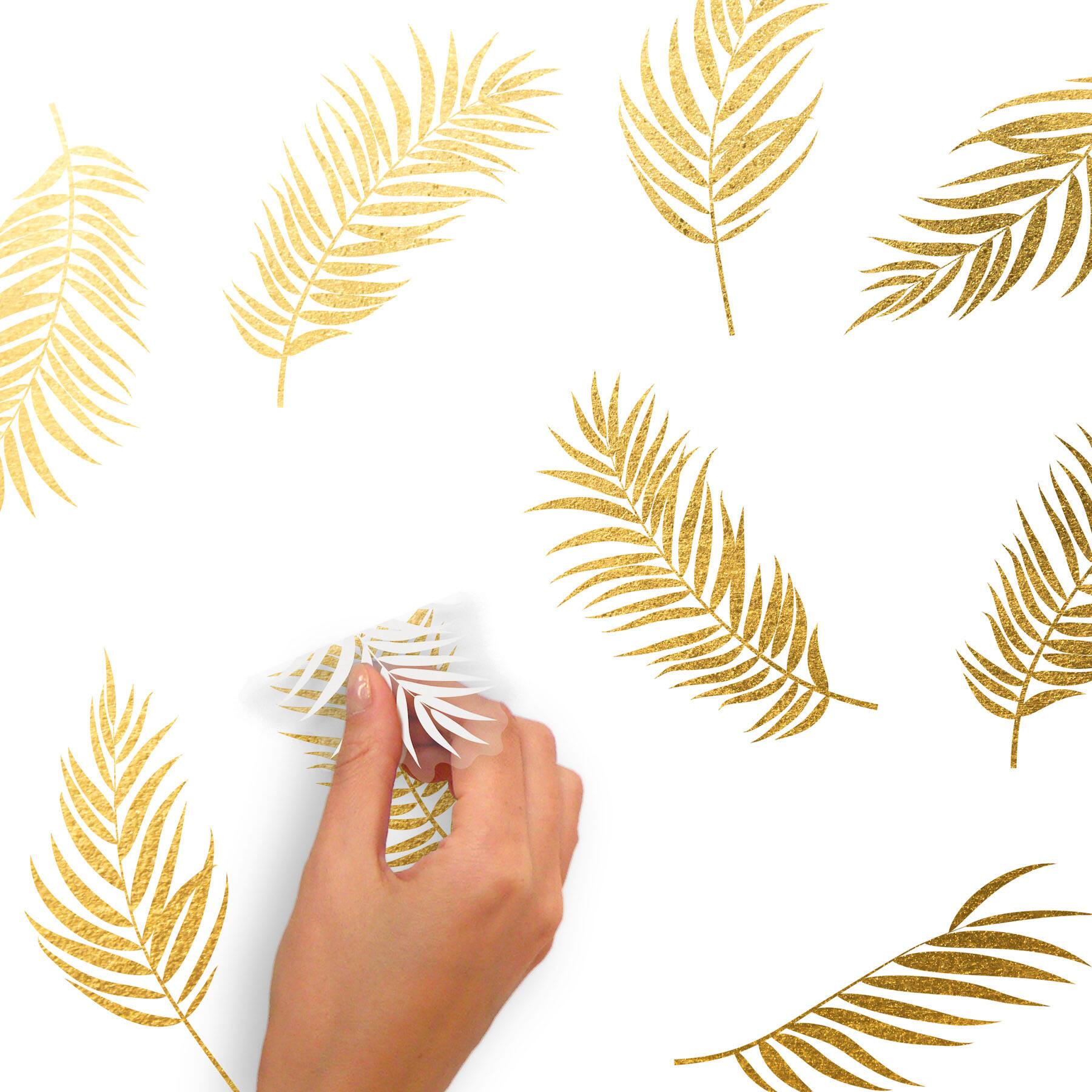 RoomMates Gold Palm Frond Peel & Stick Wall Decals