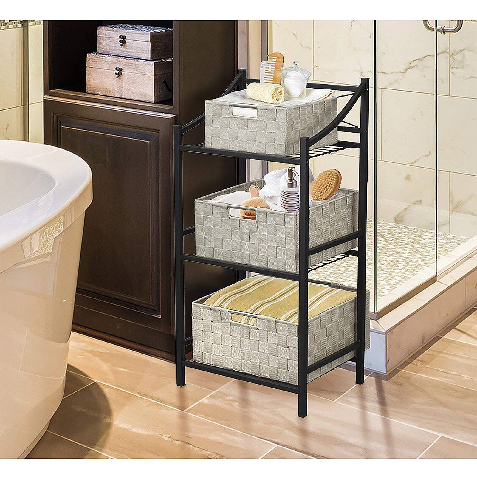 Sorbus 3-Piece Woven Basket Set