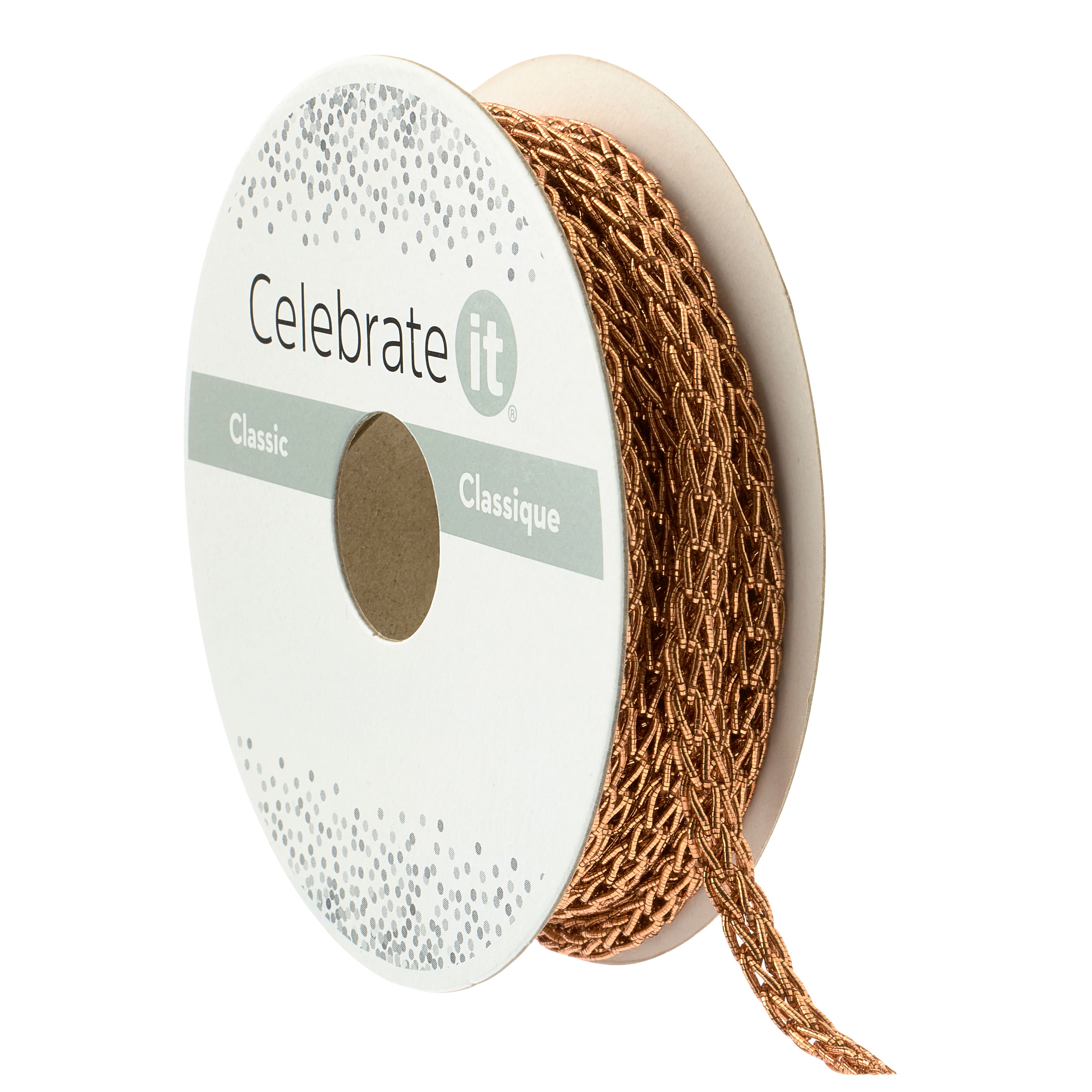 1/5&#x22; x 5yd. Braided Trim Ribbon by Celebrate It&#xAE; Classic