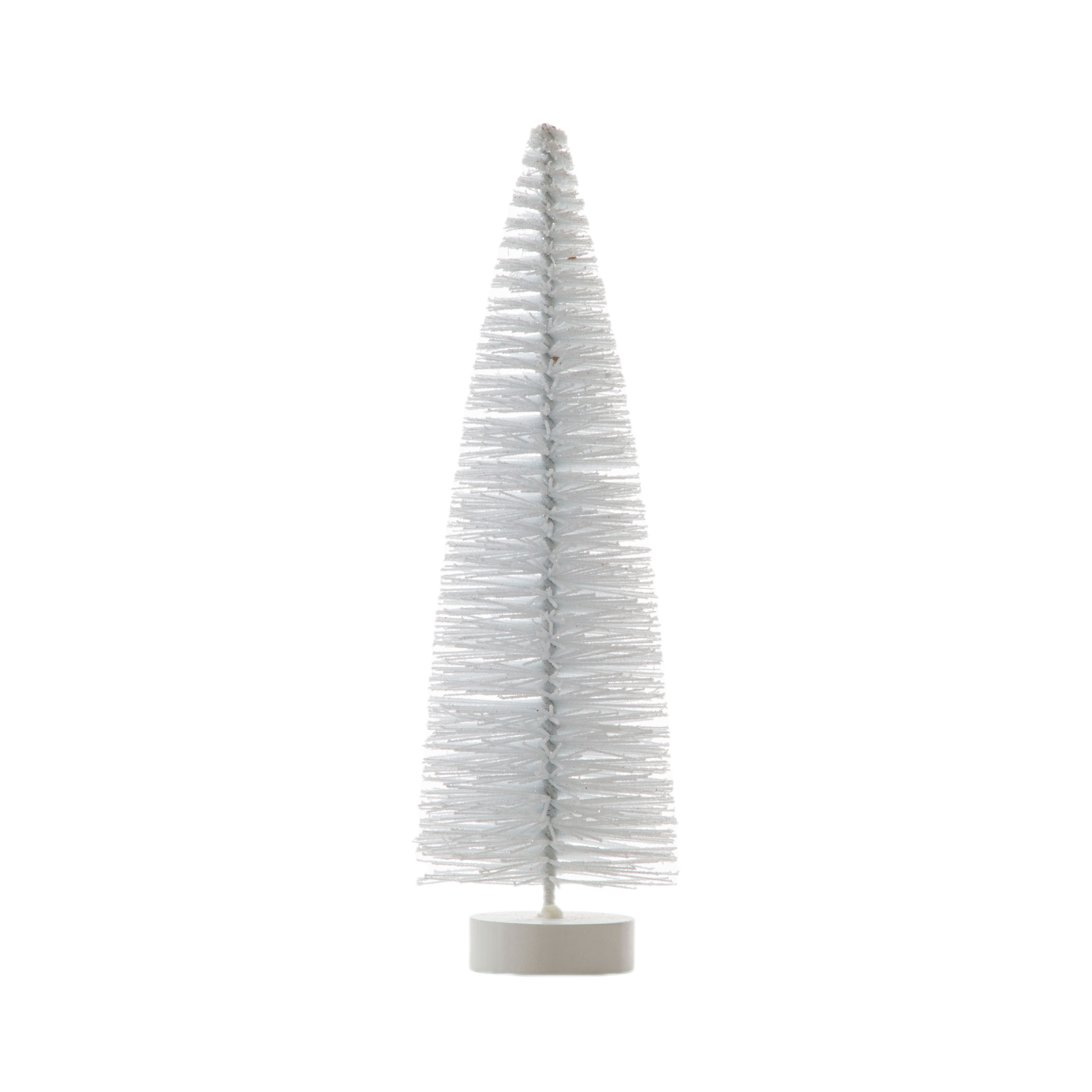 10&#x22; White Bottle Brush Tree by Ashland&#xAE;