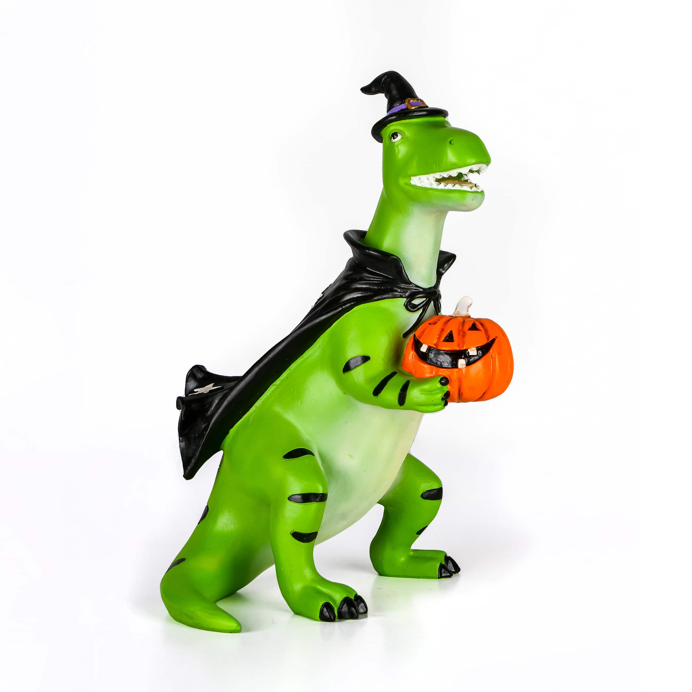 10" Halloween Green Dinosaur Tabletop Décor