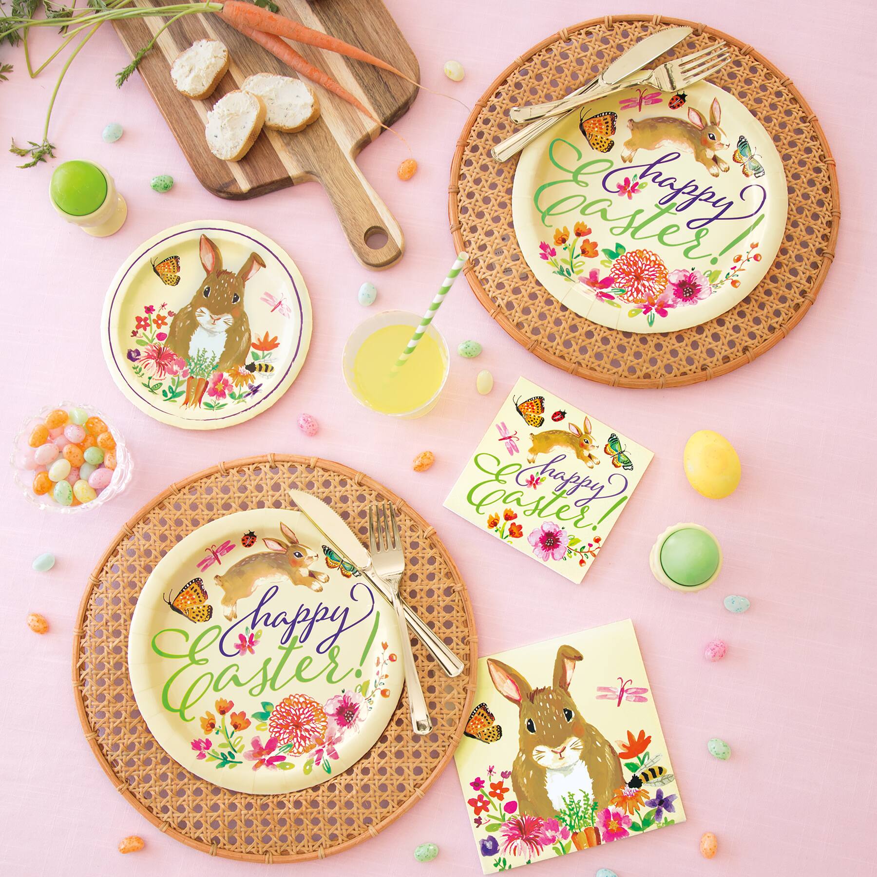 bunny party plates