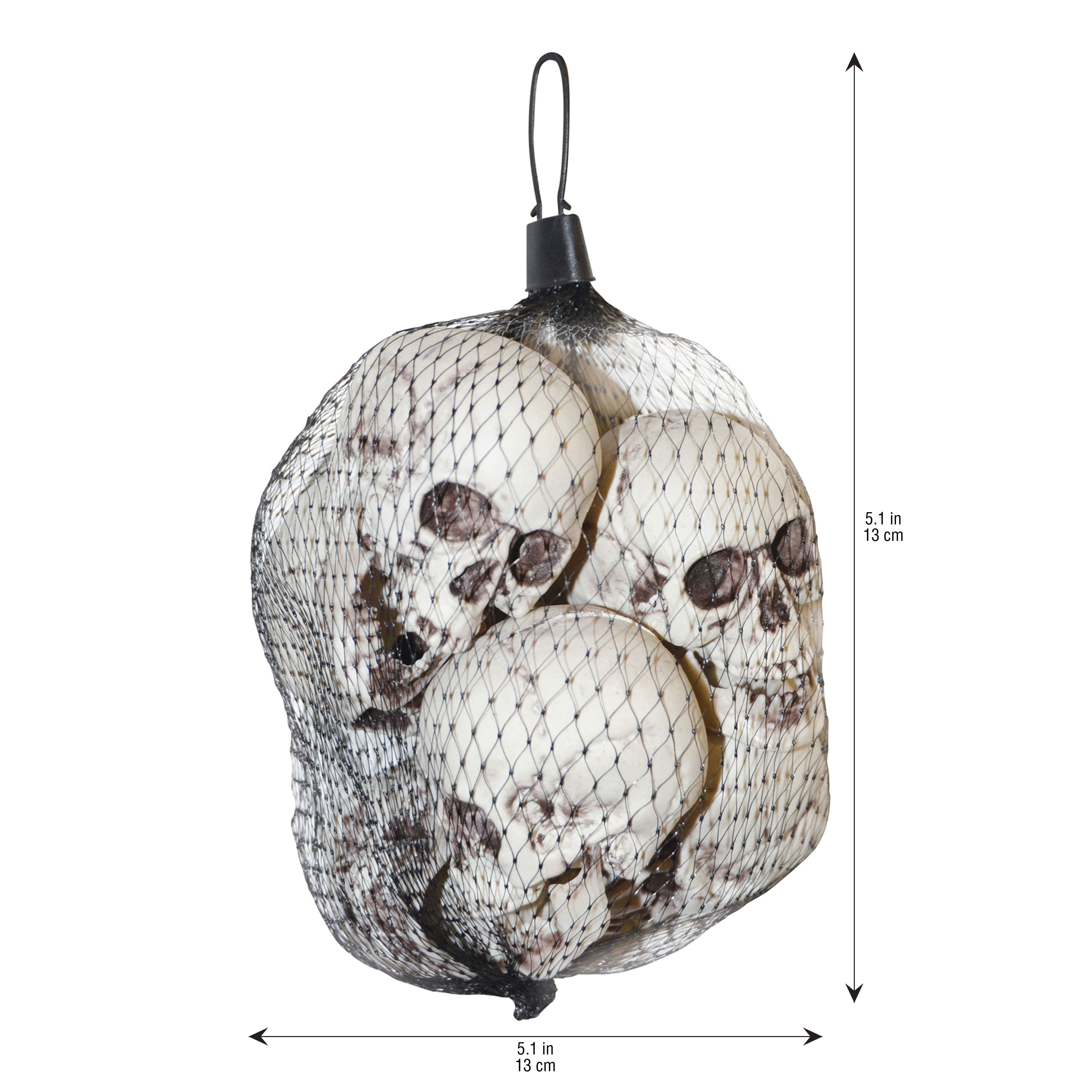 White Plastic Skulls, 6ct. by Ashland&#xAE;