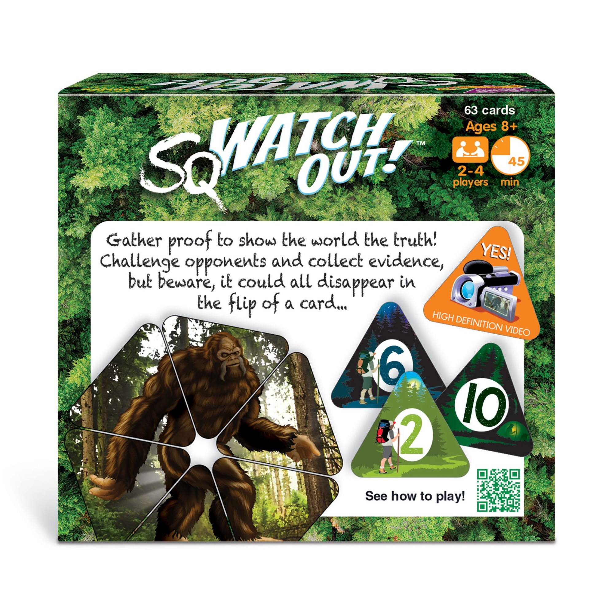 Trend Enterprises® sqWATCH OUT! The Fun Bigfoot Card Game
