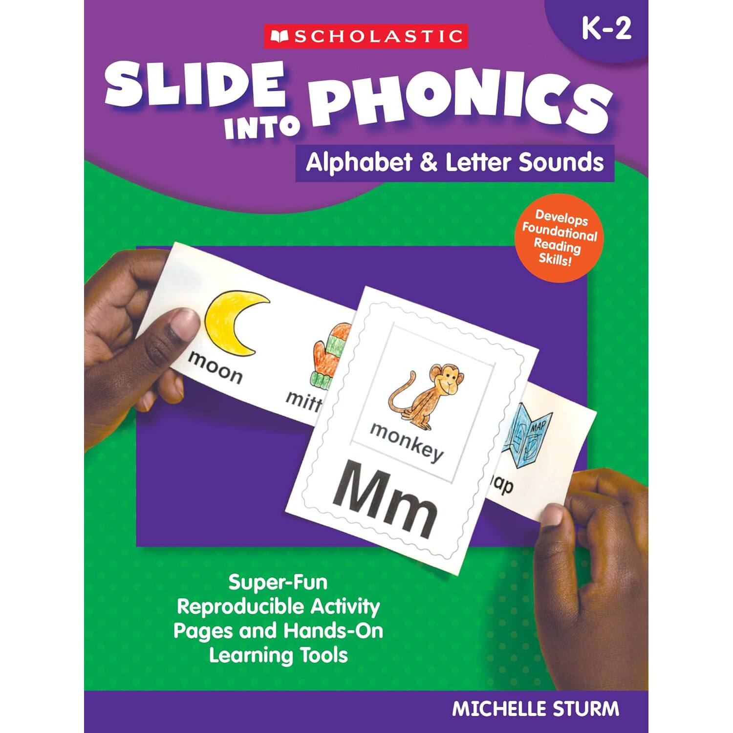 Scholastic Teaching Solutions Slide Into Phonics Alphabet & Letter Sounds Activity Book Set