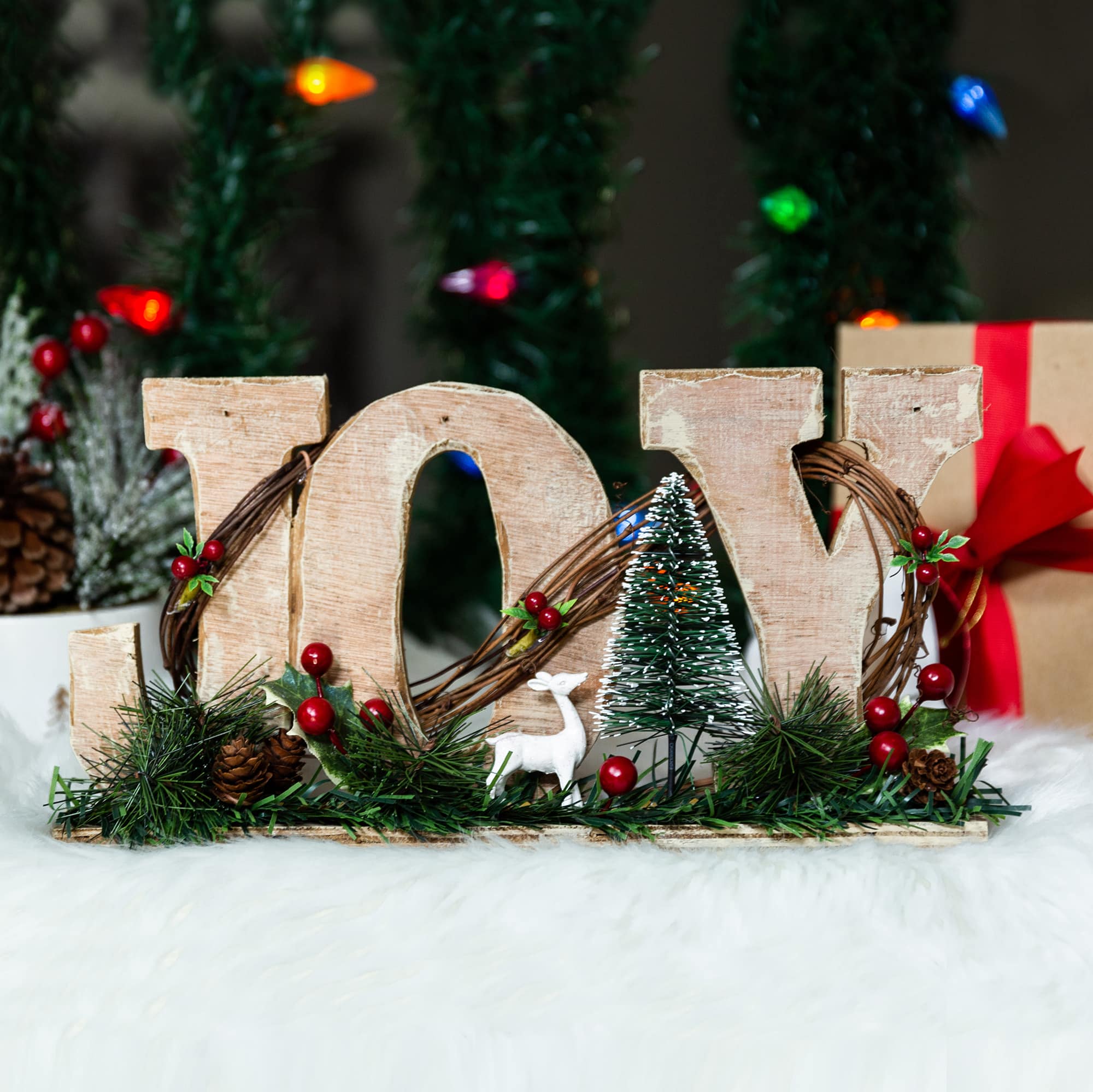 Flora Bunda® 12" Christmas Joy Sign