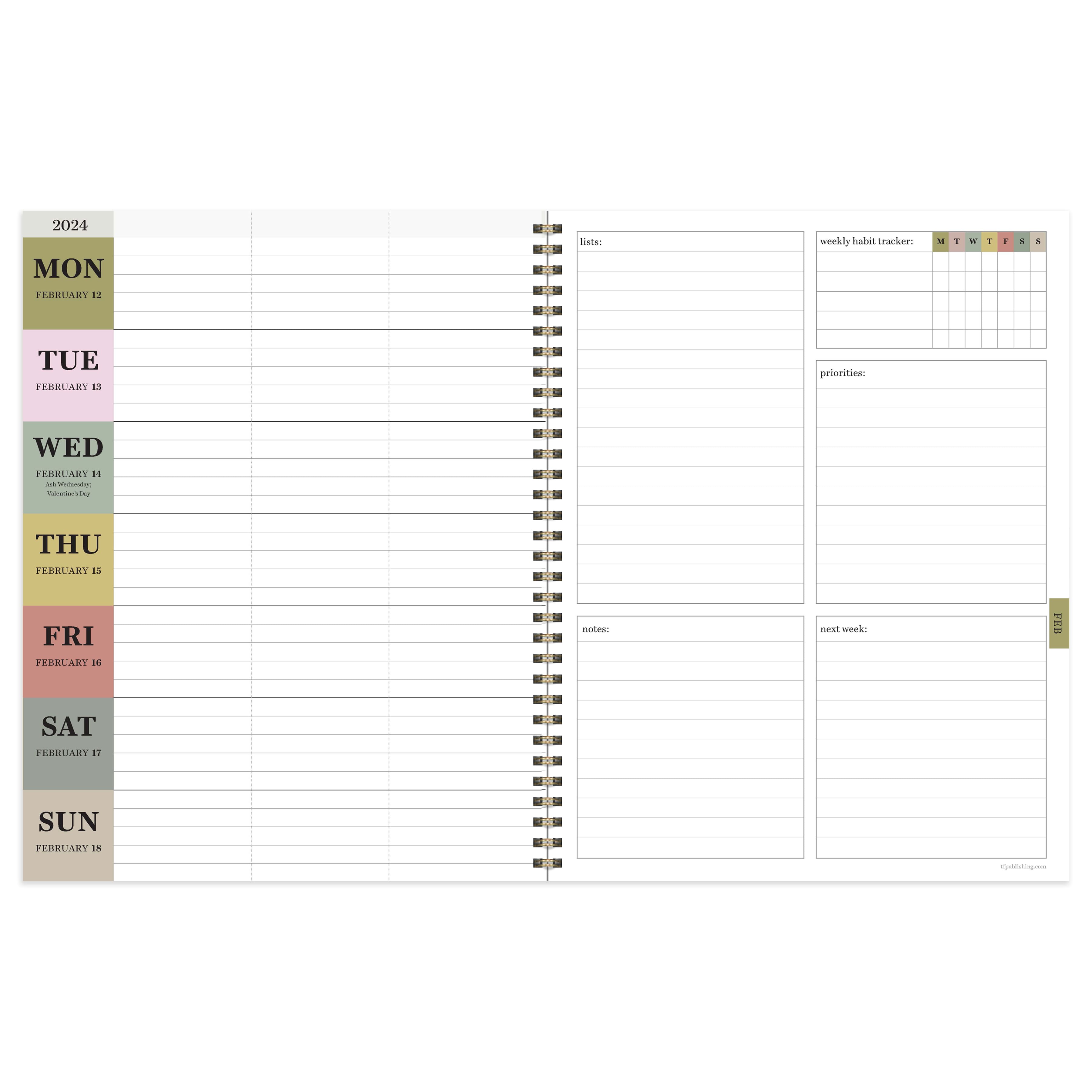 TF Publishing 2024 Fungi Large Planner