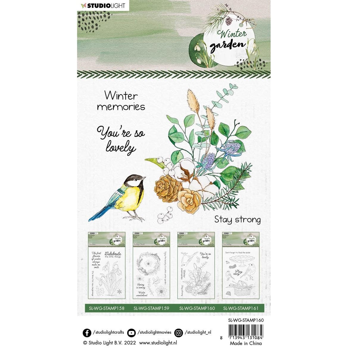 Studio Light Winter Garden Nr. 160, Winter Branches Clear Stamps
