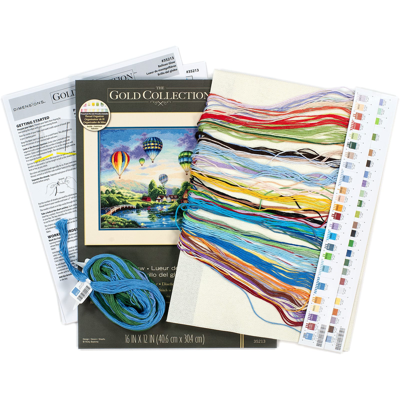 Dimensions&#xAE; Balloon Glow Counted Cross Stitch Kit