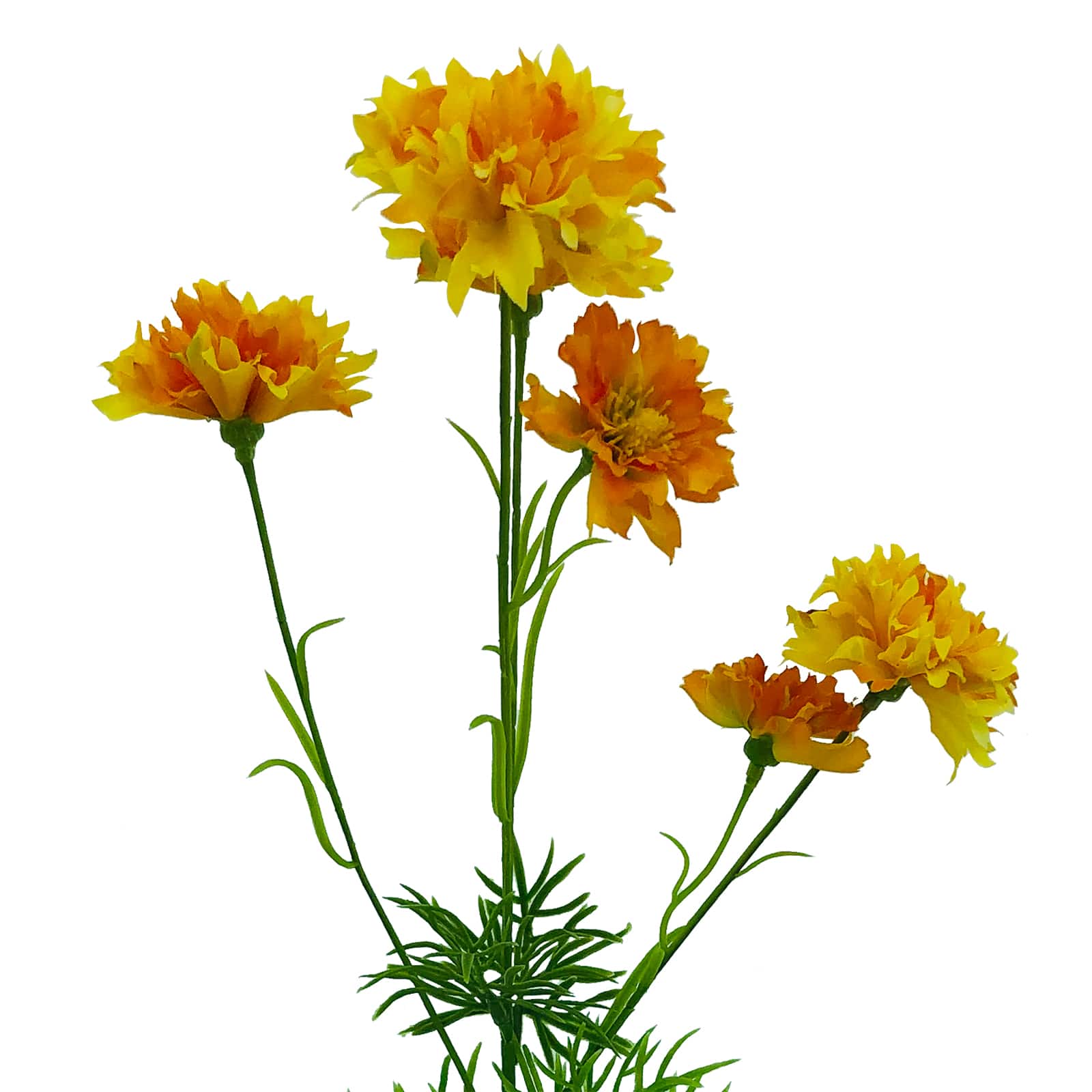 27&#x22; Yellow &#x26; Peach Marigold Stem by Ashland&#xAE;