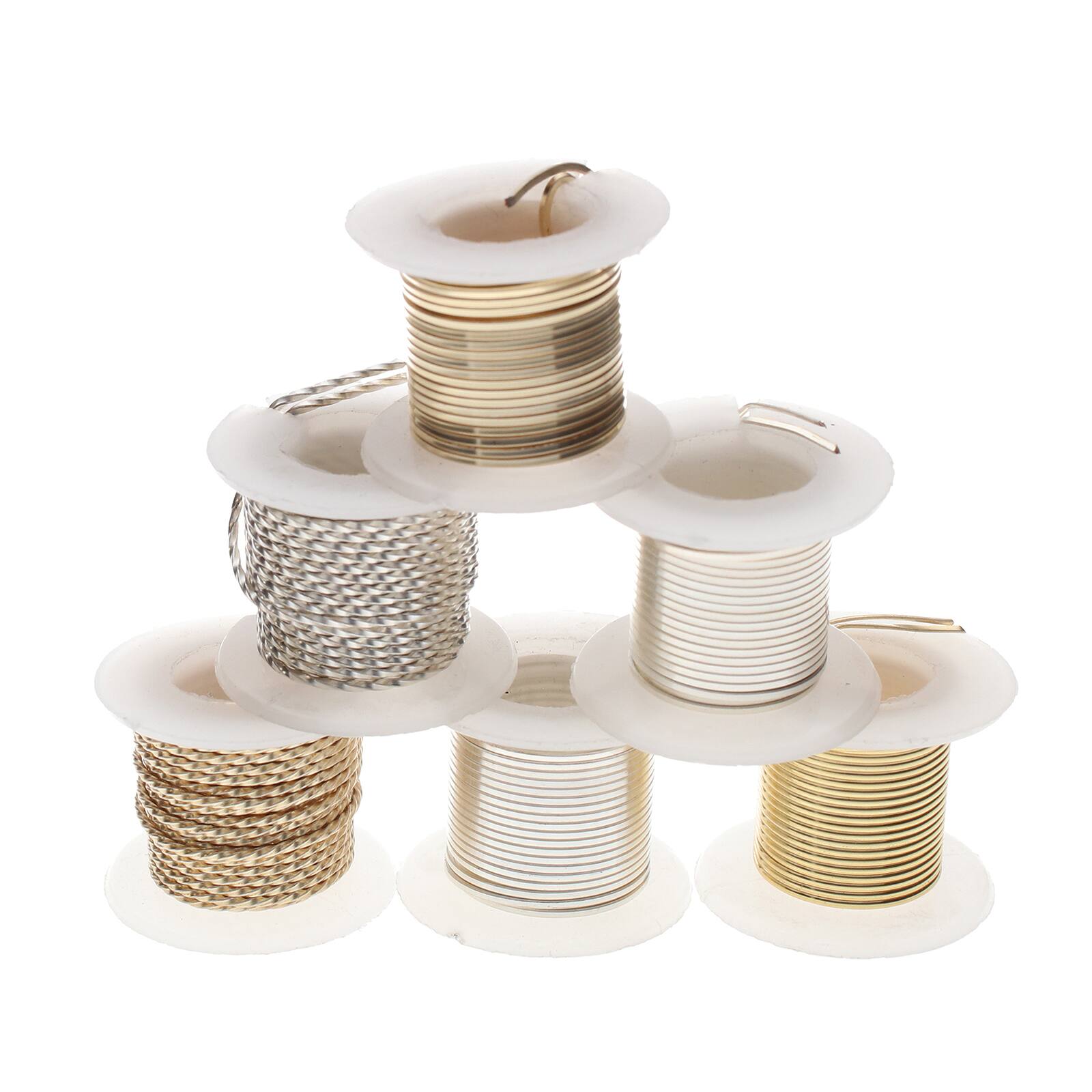 The Beadsmith® Wire Elements™ Gauge Tarnish Resistant Medium Temper Assorted Shapes Wire