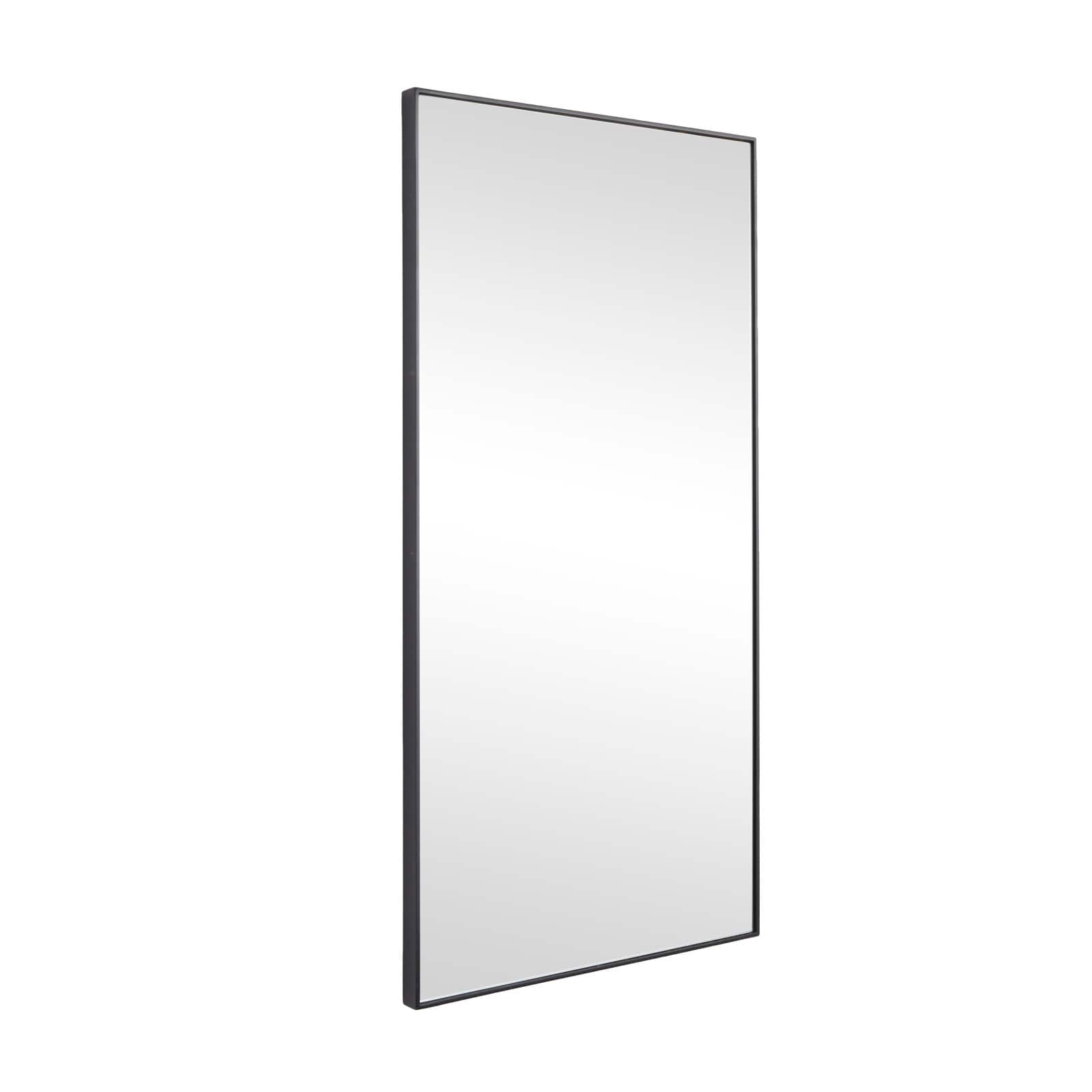 Black Contemporary Wall Mirror, 18