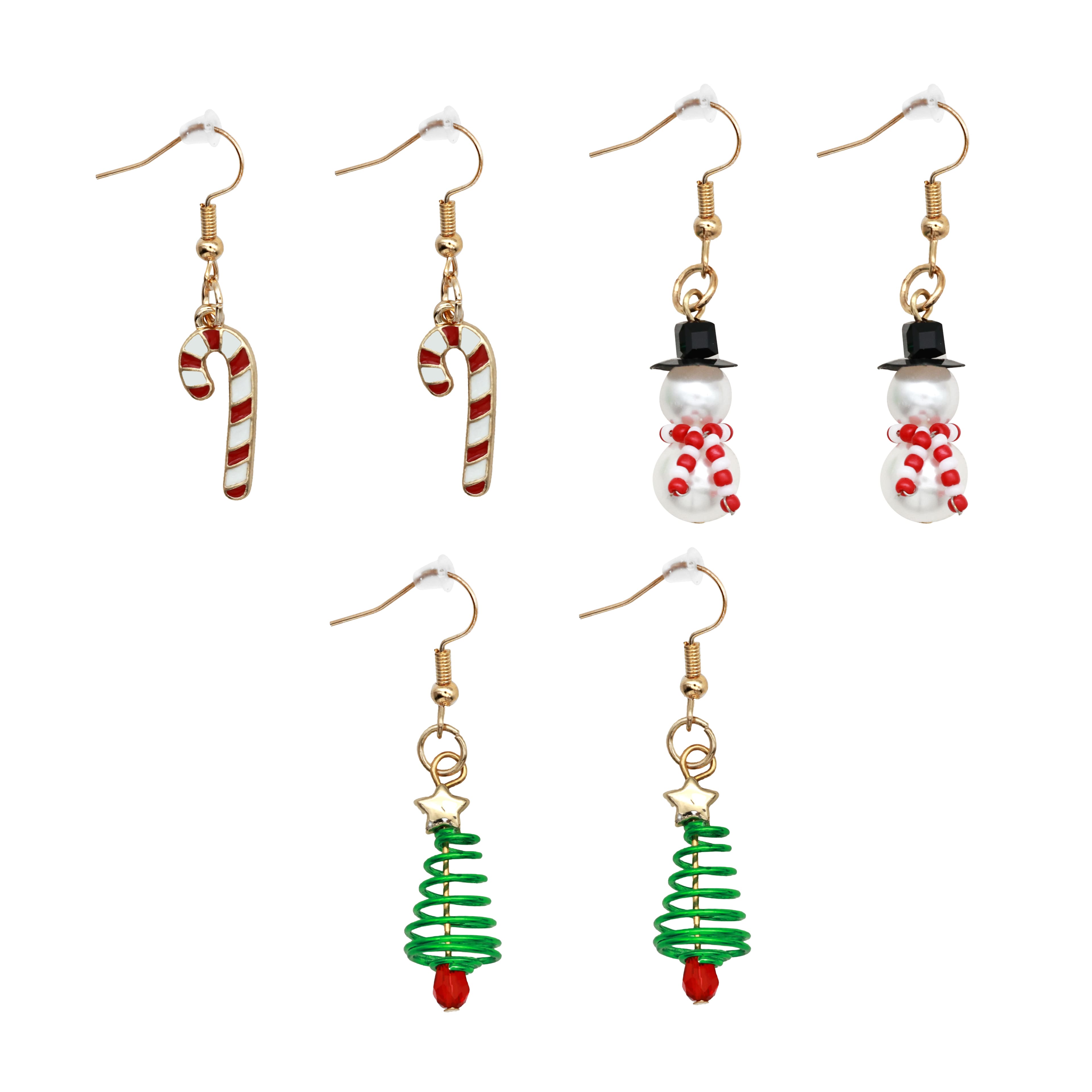 Candy Cane Earring Set by Celebrate It&#x2122;