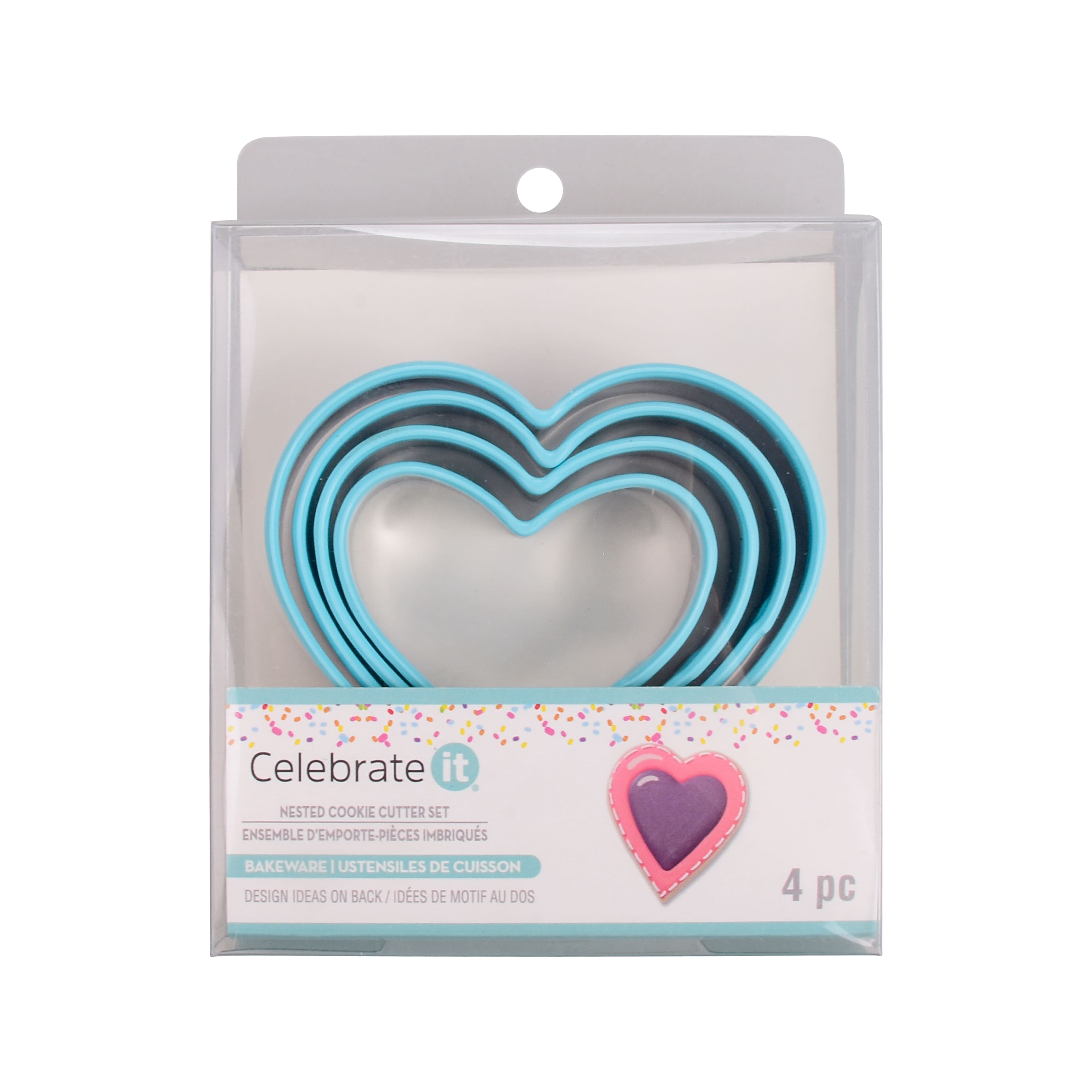 Hearts Stainless Steel Nested Cookie Cutter Set by Celebrate It&#xAE;