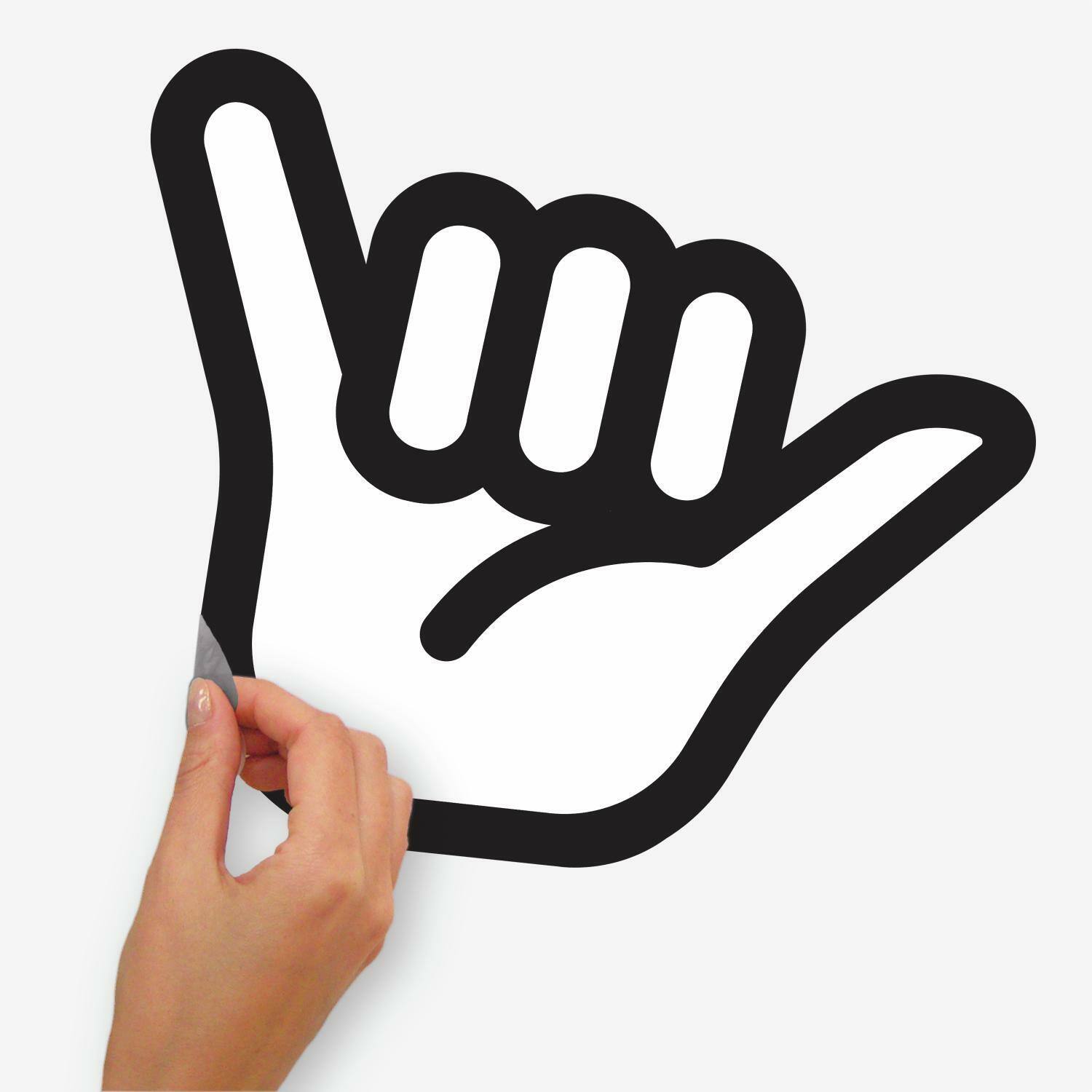 RoomMates Peace Hand Dry Erase Peel &#x26; Stick Giant Decals