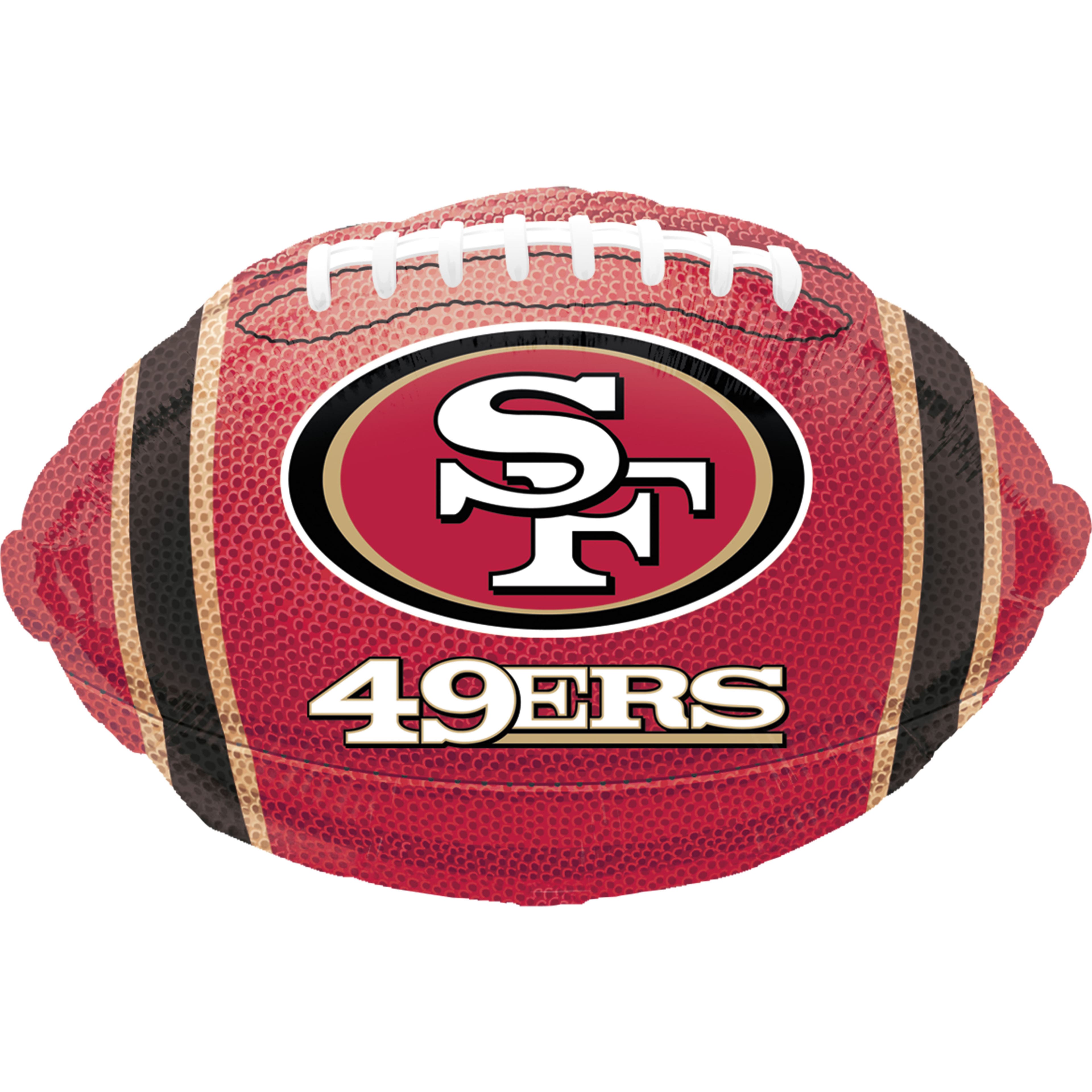 17&#x22; San Francisco 49ers Football Foil Balloon